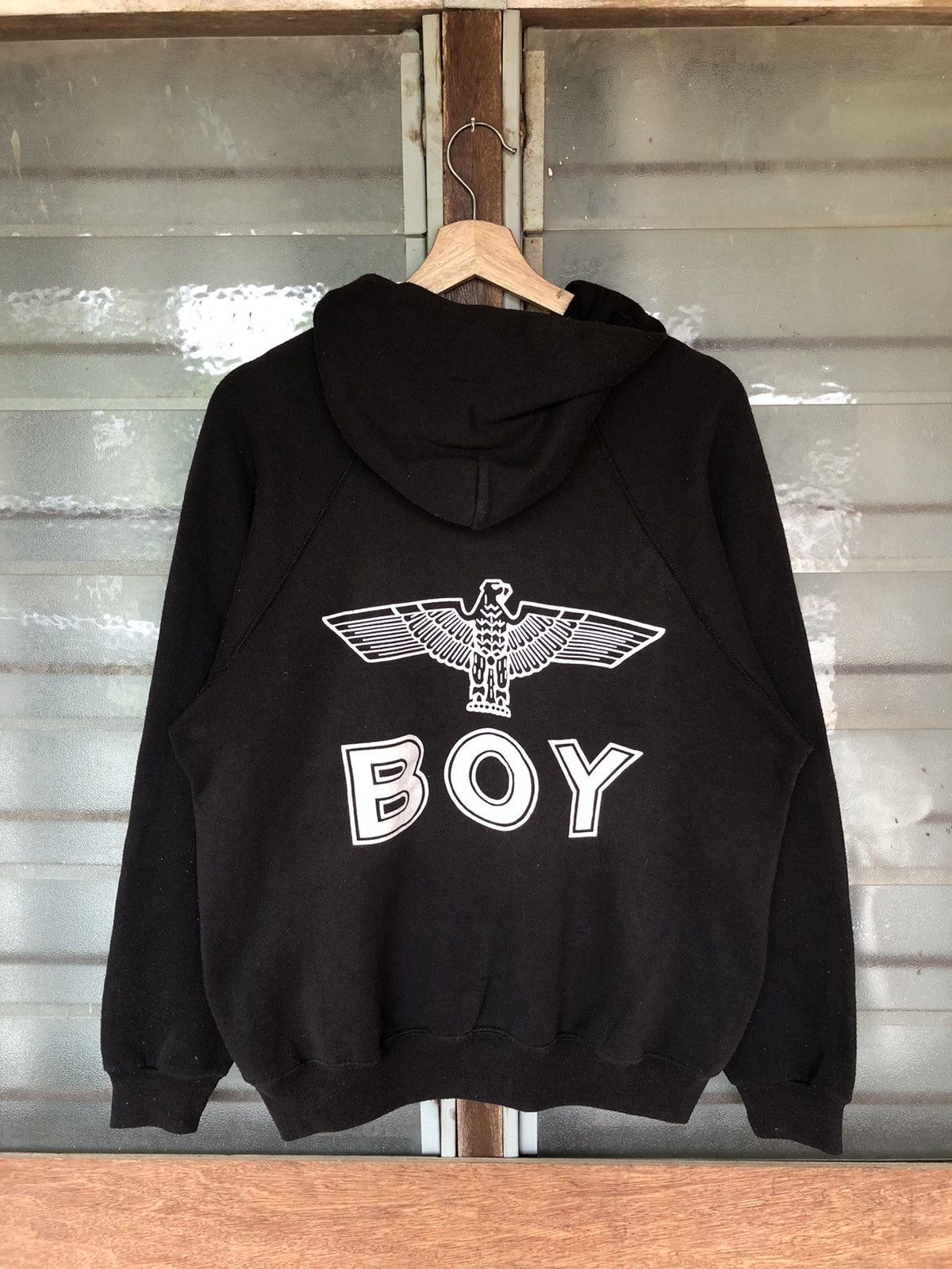 Boy London Vintage 90's Boy London Hoodie Size US L / EU 52-54 / 3 - 10 Thumbnail