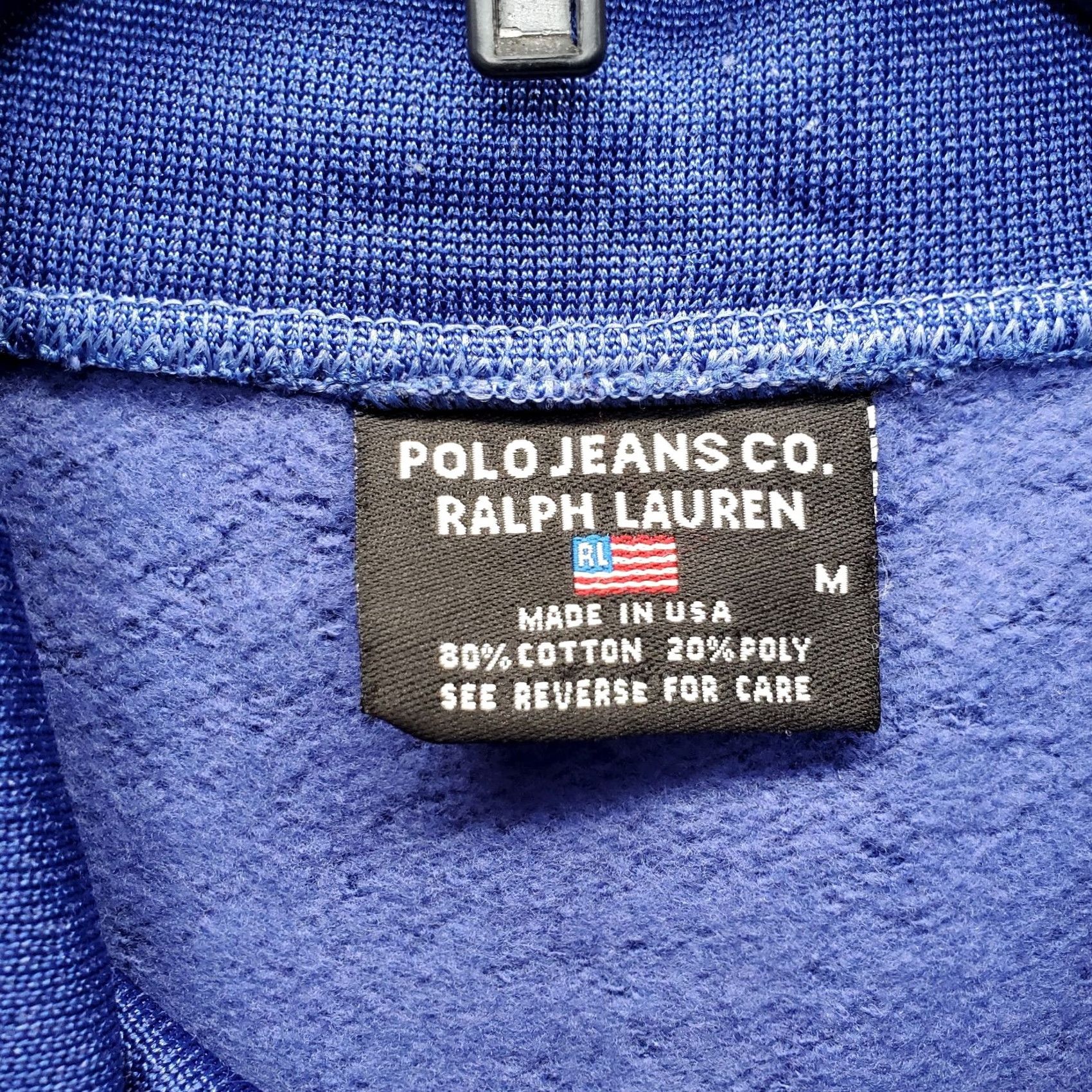 Ralph Lauren Ralph Lauren Polo Jeans Co. Sweatshirt Men M Multicolor Fleece Lined 1/4 Zip Mock Neck Pullover Size US M / EU 48-50 / 2 - 6 Thumbnail