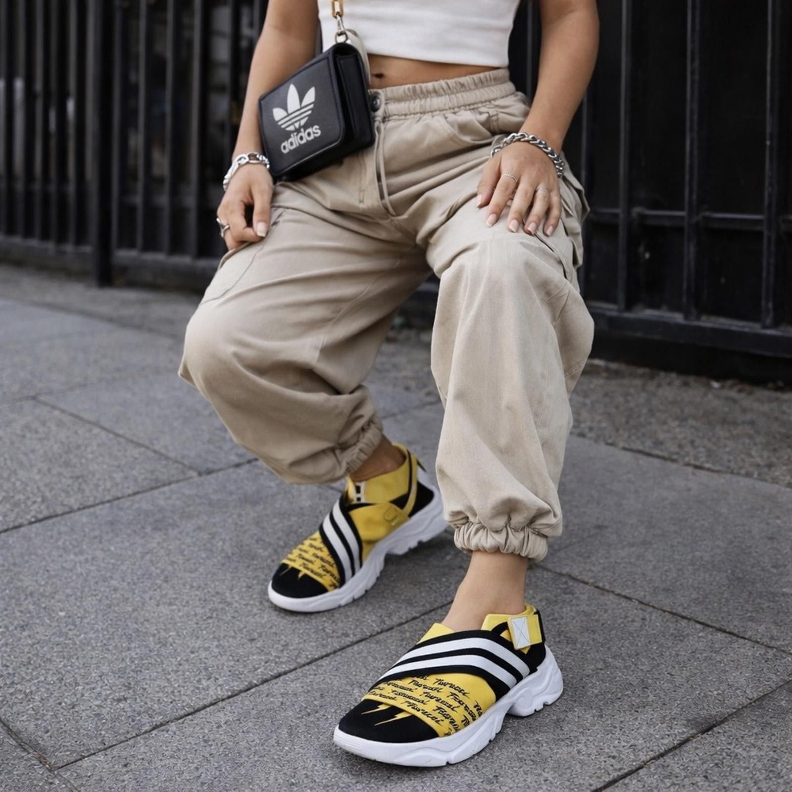 Fiorucci Fiorucci 9 Adidas Rare Platform Yellow STREETWEAR Sandals Size US 9 / IT 39 - 1 Thumbnail