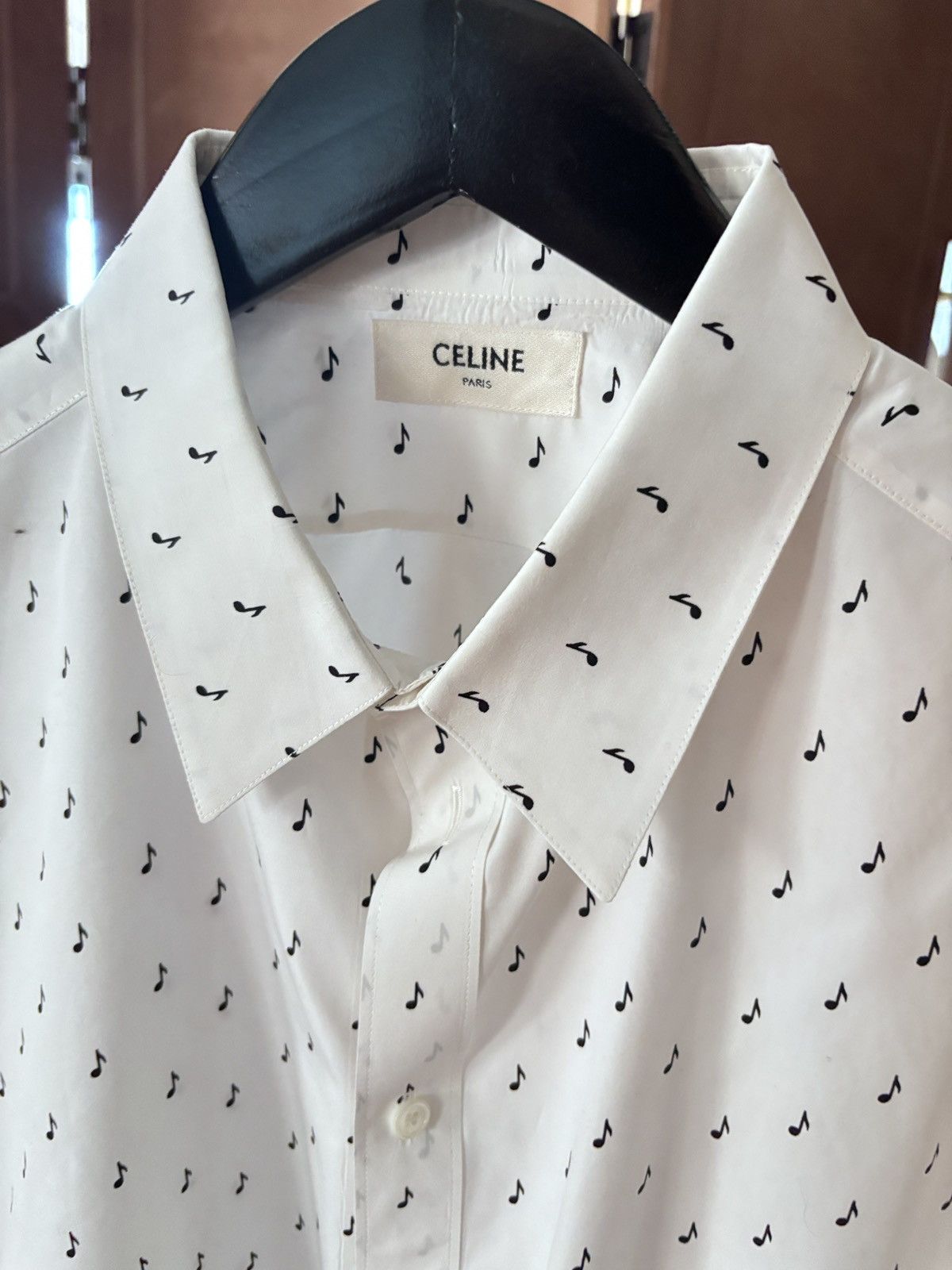 Celine Celine “Music Note” Shirt Rare Size, Exc Cond. Size US L / EU 52-54 / 3 - 3 Thumbnail