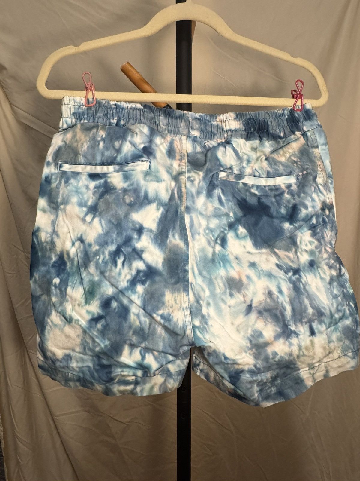 Corridor Corridor S Tie-Dye Drawstring Shorts Size US 30 / EU 46 - 2 Thumbnail