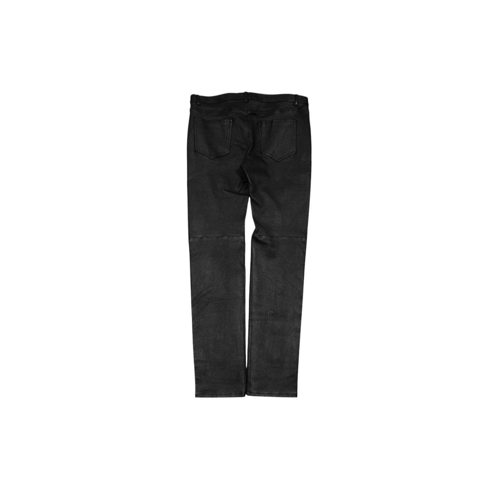 Saint Laurent Paris Lambskin Skinny Leg Leather Pants Jeans Size US 34 / EU 50 - 2 Thumbnail