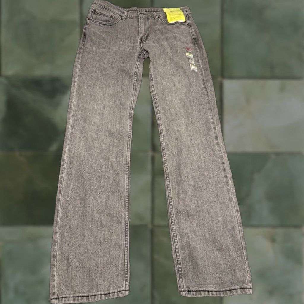 Levi's VINTAGE Levi's 514 Men's Straight Stretch Jeans 32x32 Gray Denim Classic Fit Size US 32 / EU 48 - 1 Thumbnail