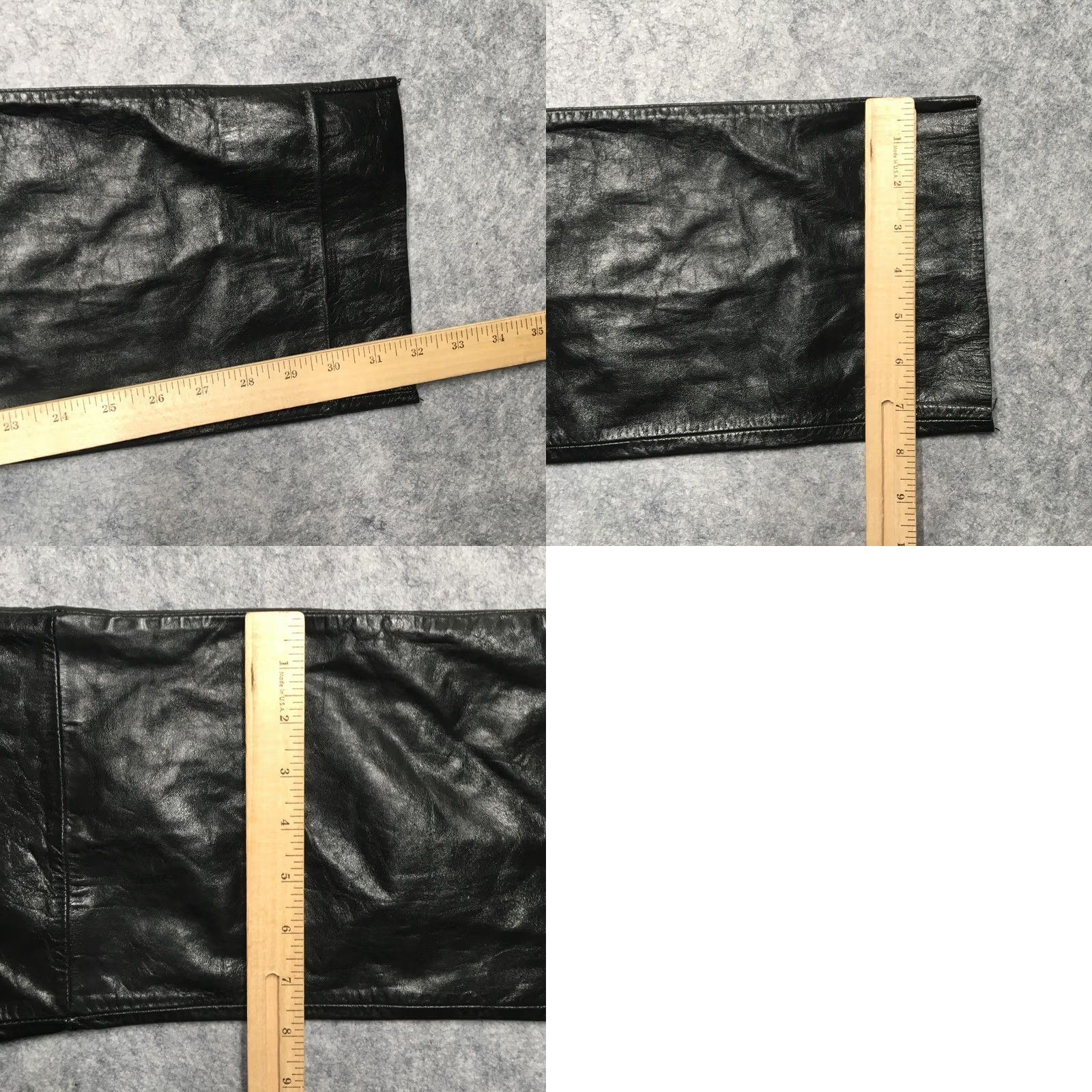Gap VTG Gap Boot Cut Leather Pants Womens 6 Black Lined Five Pocket Dressy Pants Jeans Size 28" / US 6 / IT 42 - 8 Thumbnail