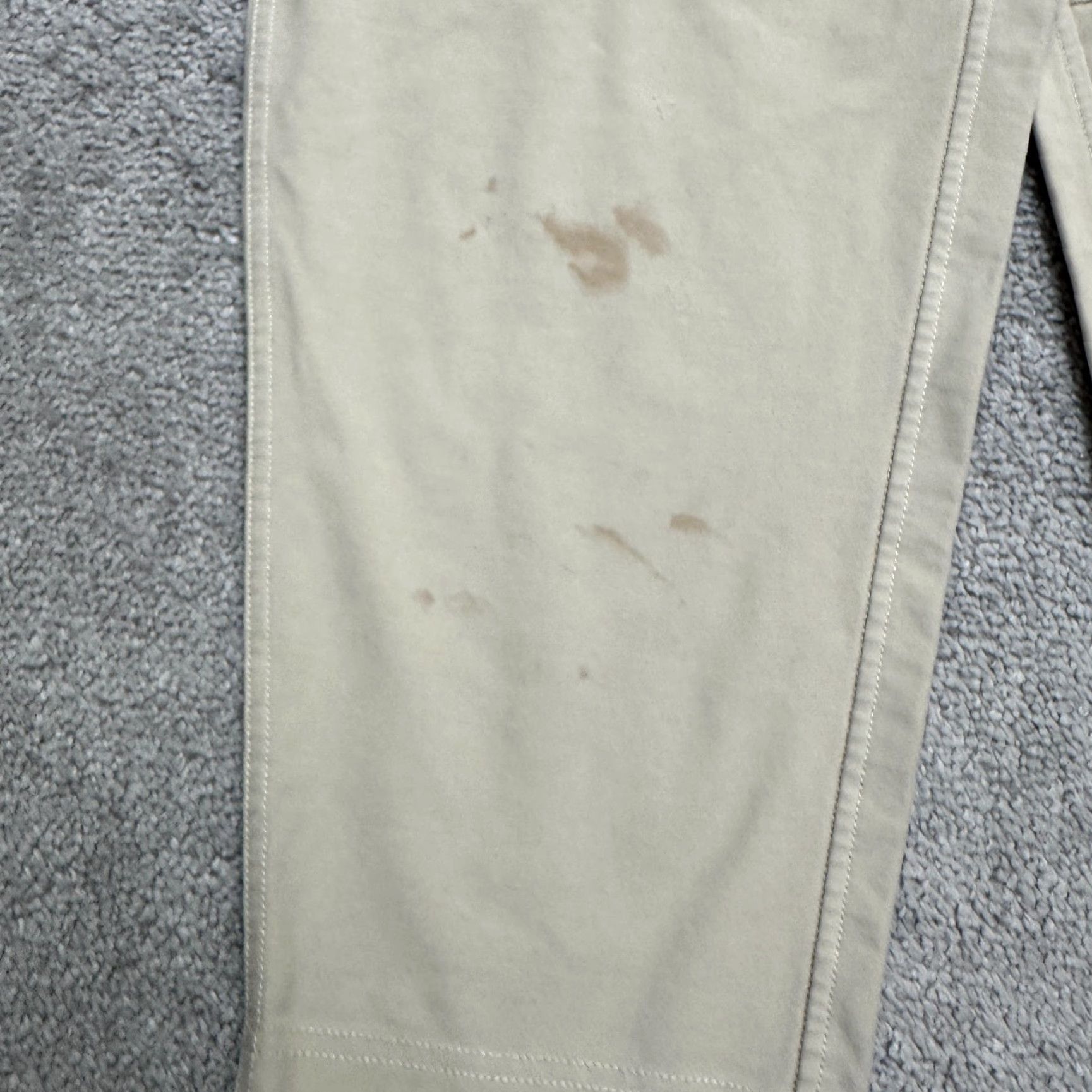 Lululemon Lululemon Lab Reykur Cargo Baggy Pants Womens 24 Tan Beige Elastic Waist Tapered Size 42" / US 20 - 7 Thumbnail
