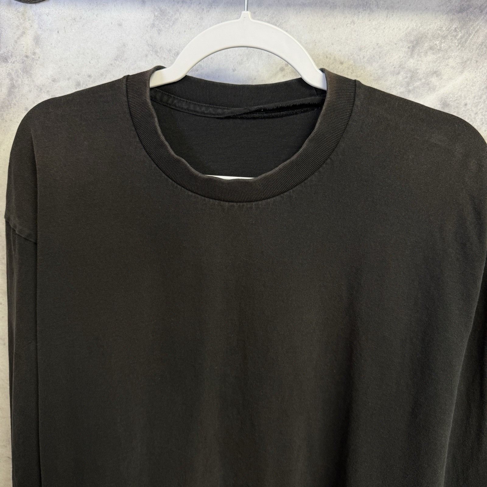 Vintage Vintage Black Long Sleeve T Shirt Mens XL Skate Grunge Size US XL / EU 56 / 4 - 3 Thumbnail