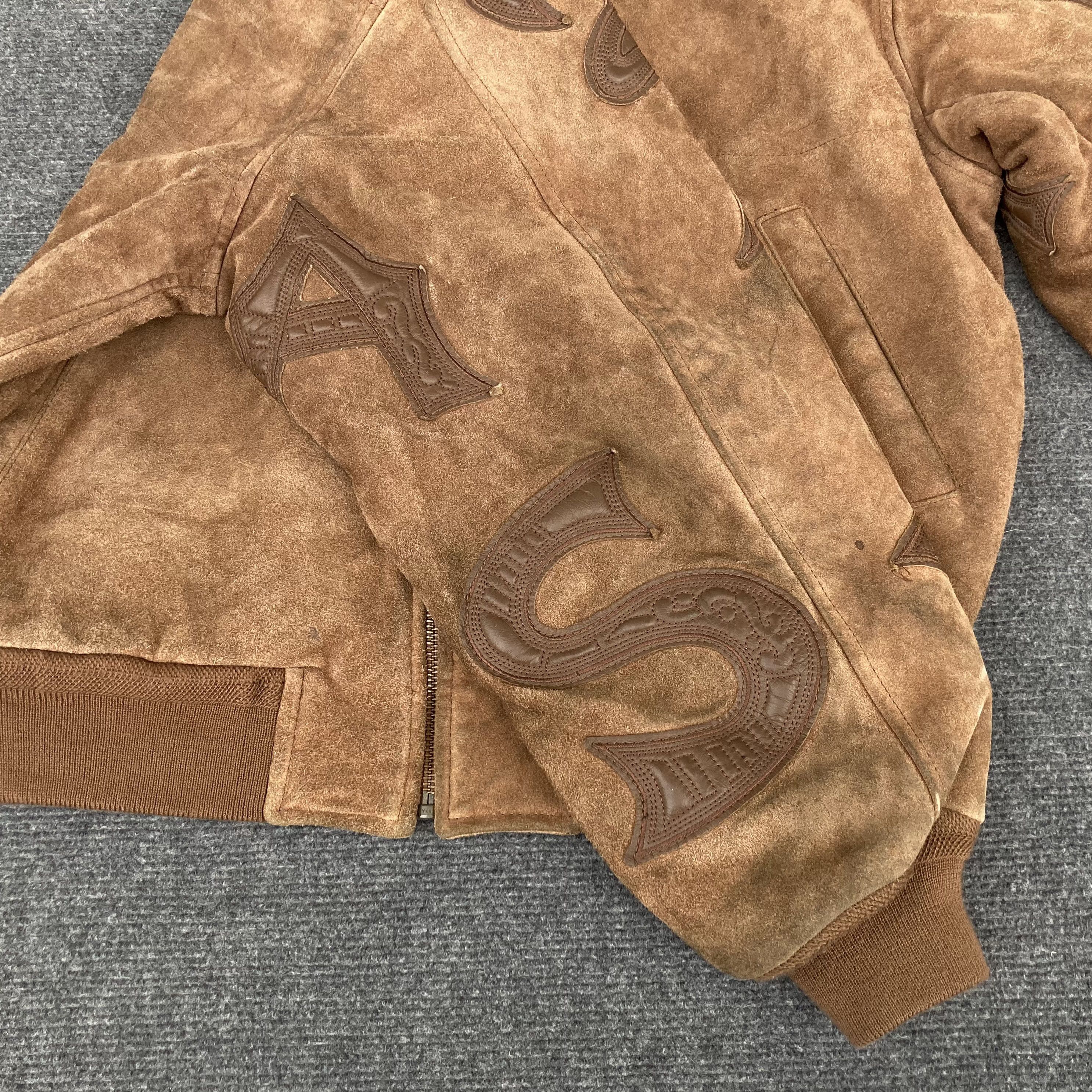Designer × Kansai Yamamoto Kansai MAN Yutaka Nishimura Suede Leather Bomber Jacket Size US M / EU 48-50 / 2 - 13 Thumbnail