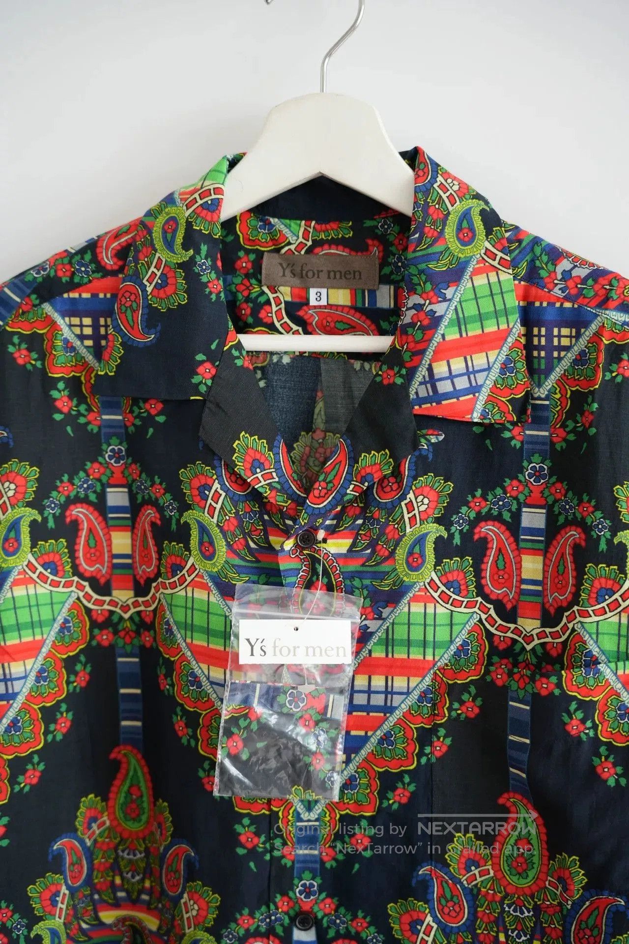 Y's for Men Yohji Yamamoto Silk Printed Shirt 04ss. Size US M / EU 48-50 / 2 - 3 Thumbnail