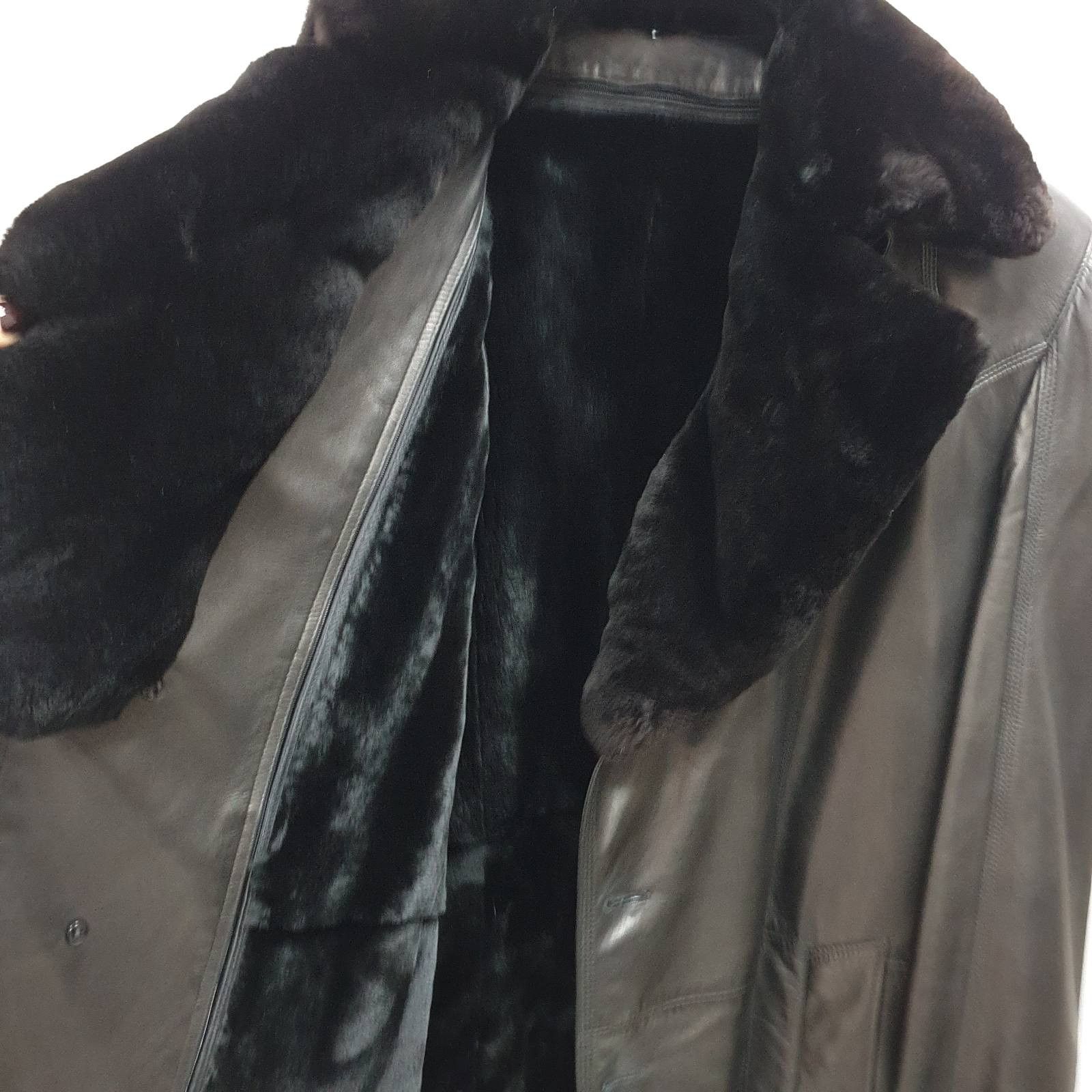 Zilli Zilli leather coat sz. 64 (3XL) Size US XXL / EU 58 / 5 - 6 Thumbnail