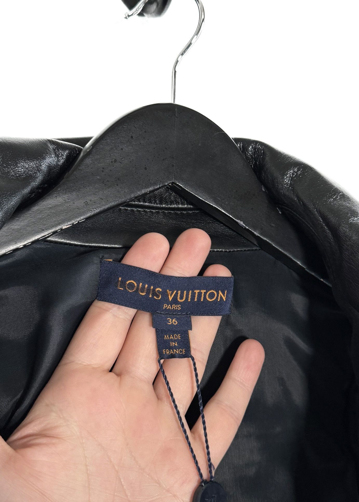 Louis Vuitton Louis Vuitton Runway 2018 Black Leather Tweed Vest Jacket Size S / US 4 / IT 40 - 9 Thumbnail