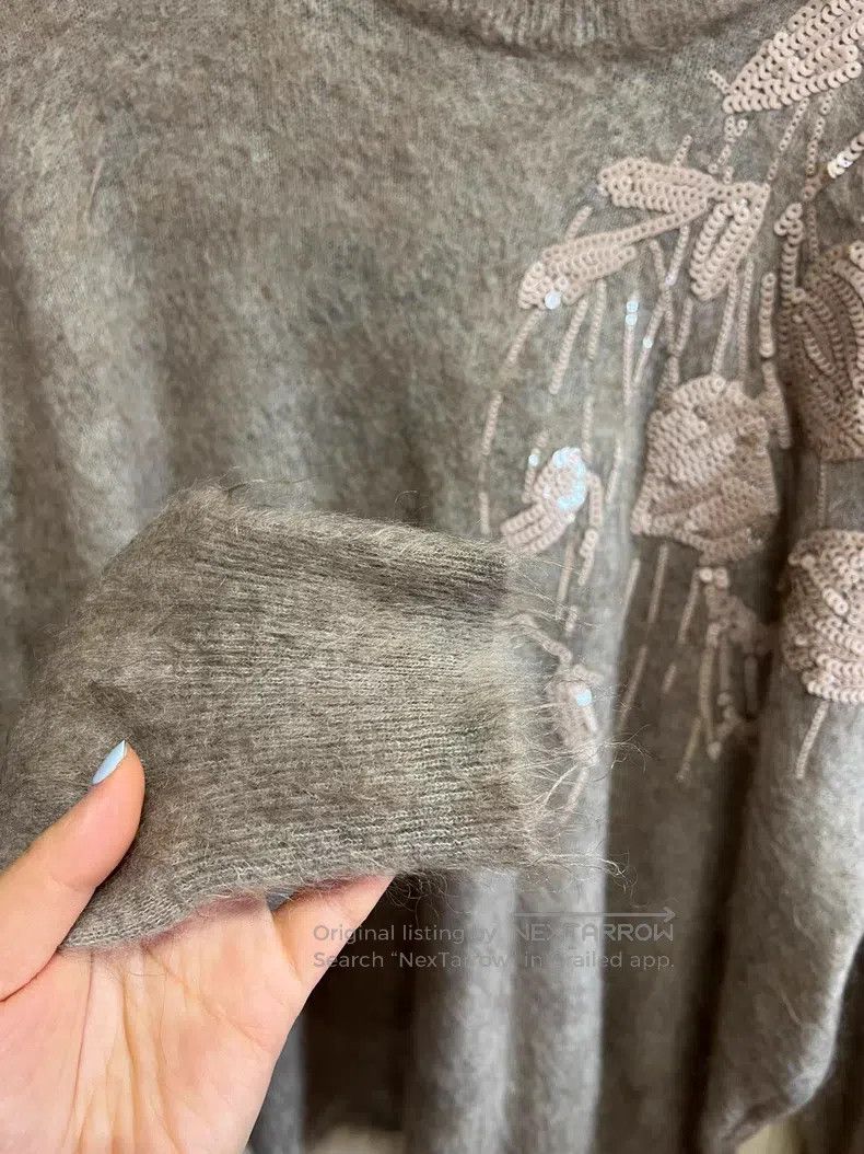 Brunello Cucinelli Brunello Cucinelli Women's knit sweater, new wool Size M / US 6-8 / IT 42-44 - 6 Thumbnail