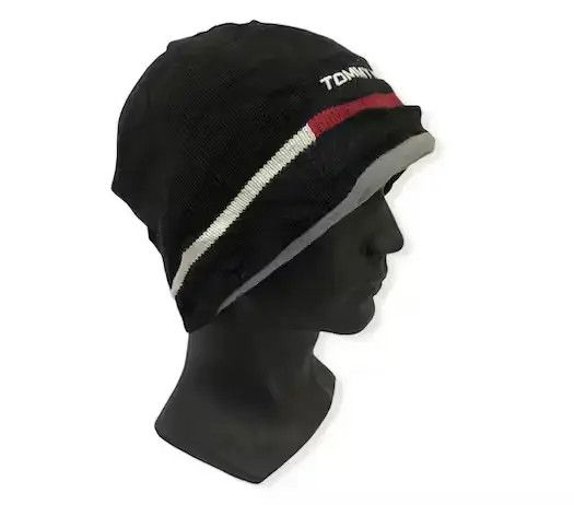 Tommy Hilfiger Vintage Tommy Hilfiger Spell Out Beanie Hat Size ONE SIZE - 2 Thumbnail