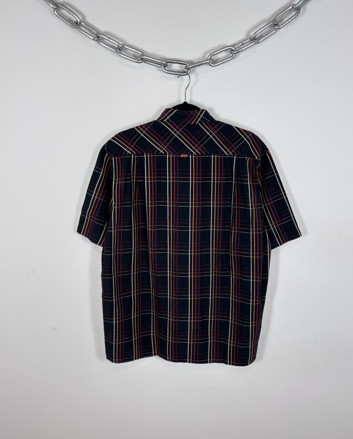 Carlo Colucci Carlo Colucci Men’s Checkered Casual Short Sleeve Shirt Size US L / EU 52-54 / 3 - 11 Thumbnail