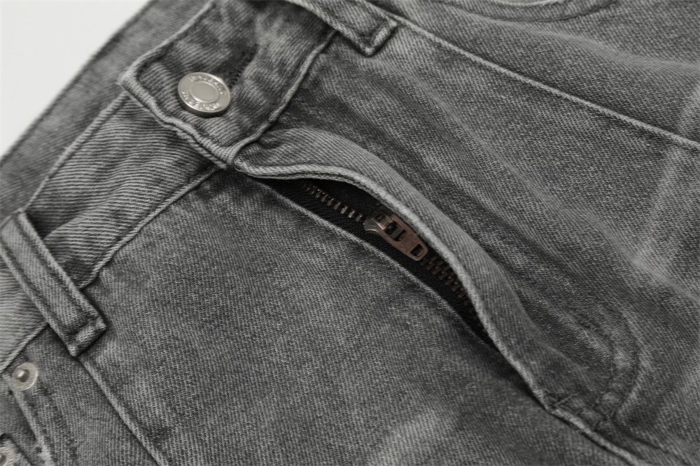 Japanese Brand × Jean Street punk distressed washed gradient ripped jeans for men Size US 34 / EU 50 - 5 Thumbnail