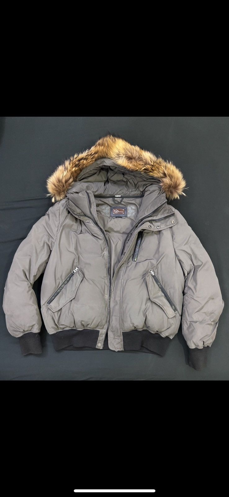 Original DIXON 2-in-1 Nordic down bomber with natural fur