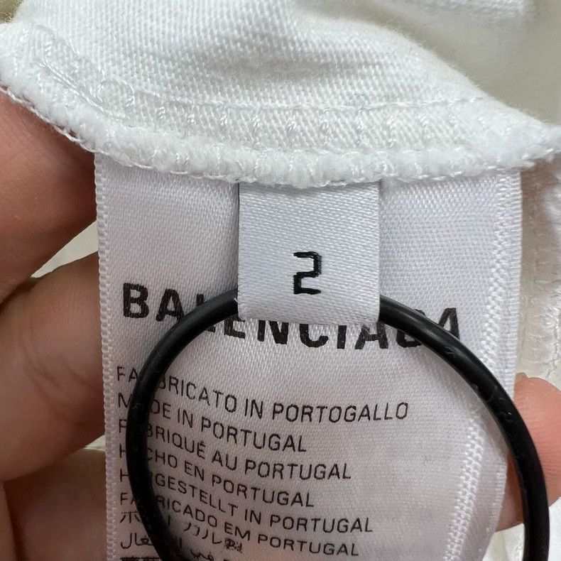 Balenciaga Balenciaga Limited totem full print logo white graffiti sp Size US M / EU 48-50 / 2 - 4 Thumbnail