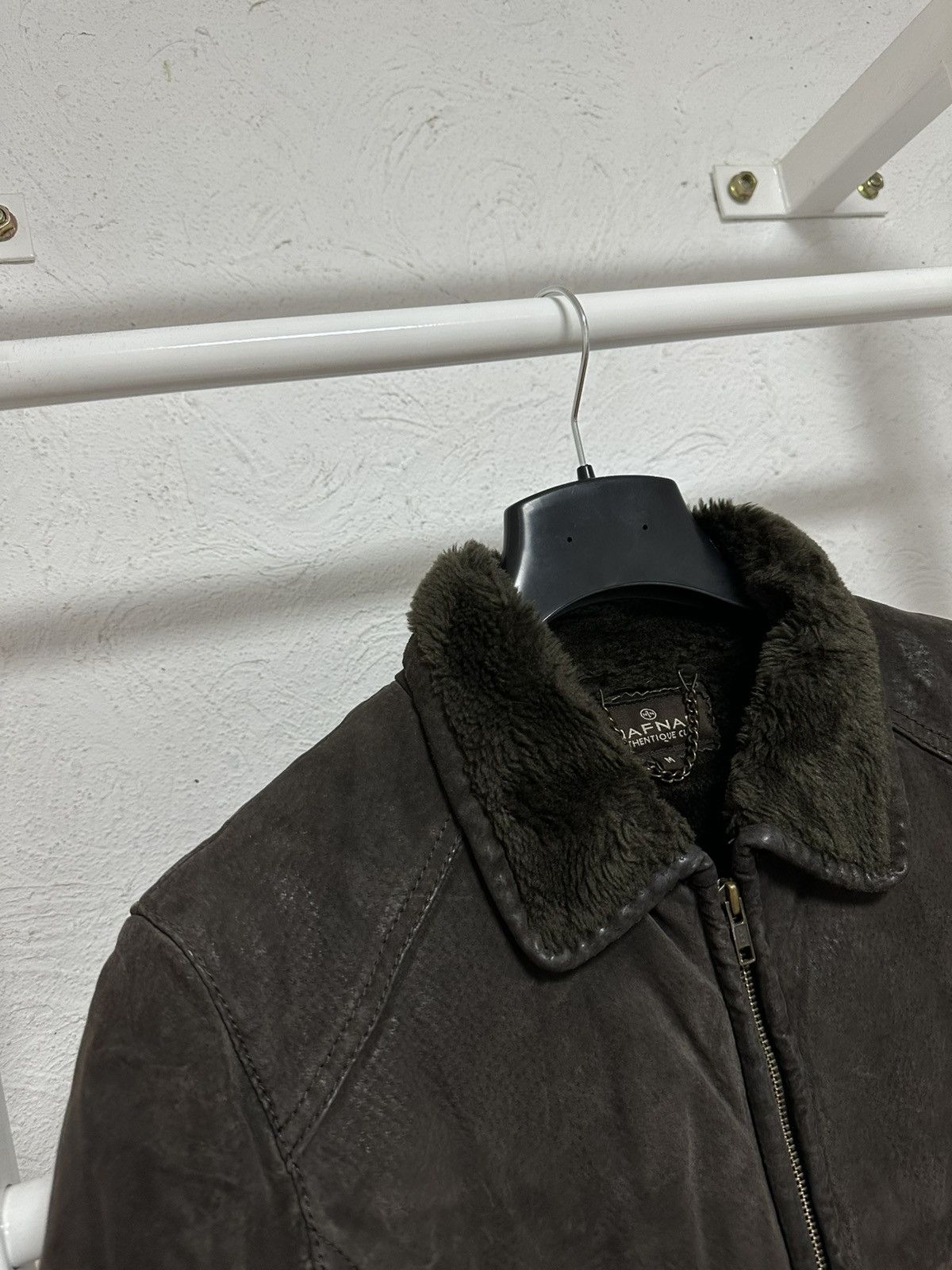 Other Vintage Y2K NAF NAF Leather Shearling Jacket M Size Size M / US 6-8 / IT 42-44 - 6 Thumbnail