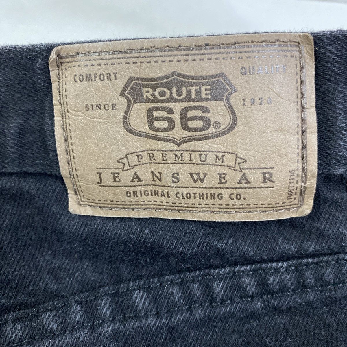Route 66 Route 66 Jeans Womens Black Relaxed Fit *FLAW* GUC Size 34" / US 12 / IT 48 - 8 Thumbnail