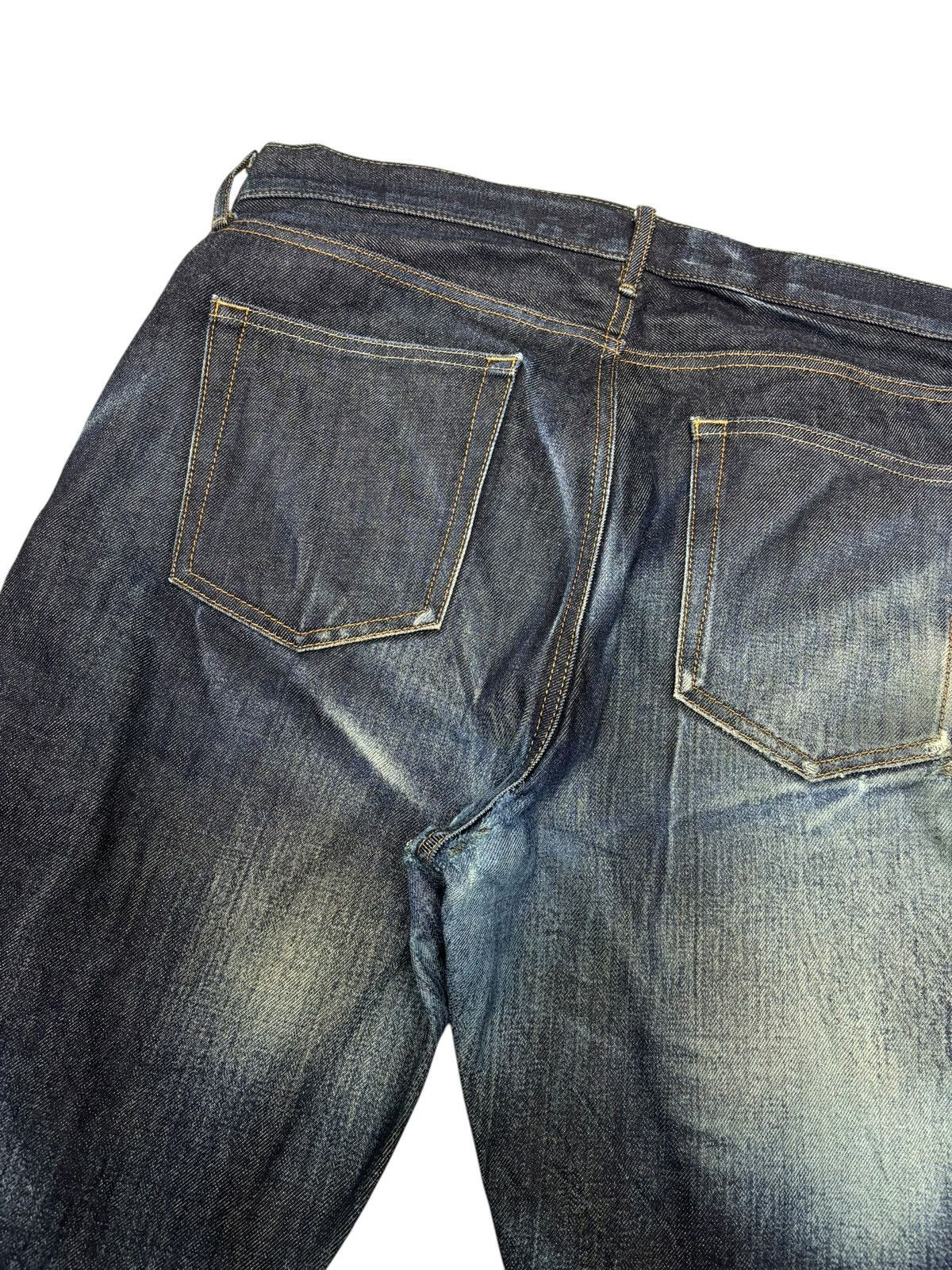 Undercover × Uniqlo VINTAGE UNIQLO DESTROYED DENIM JEANS Size US 35 - 10 Thumbnail