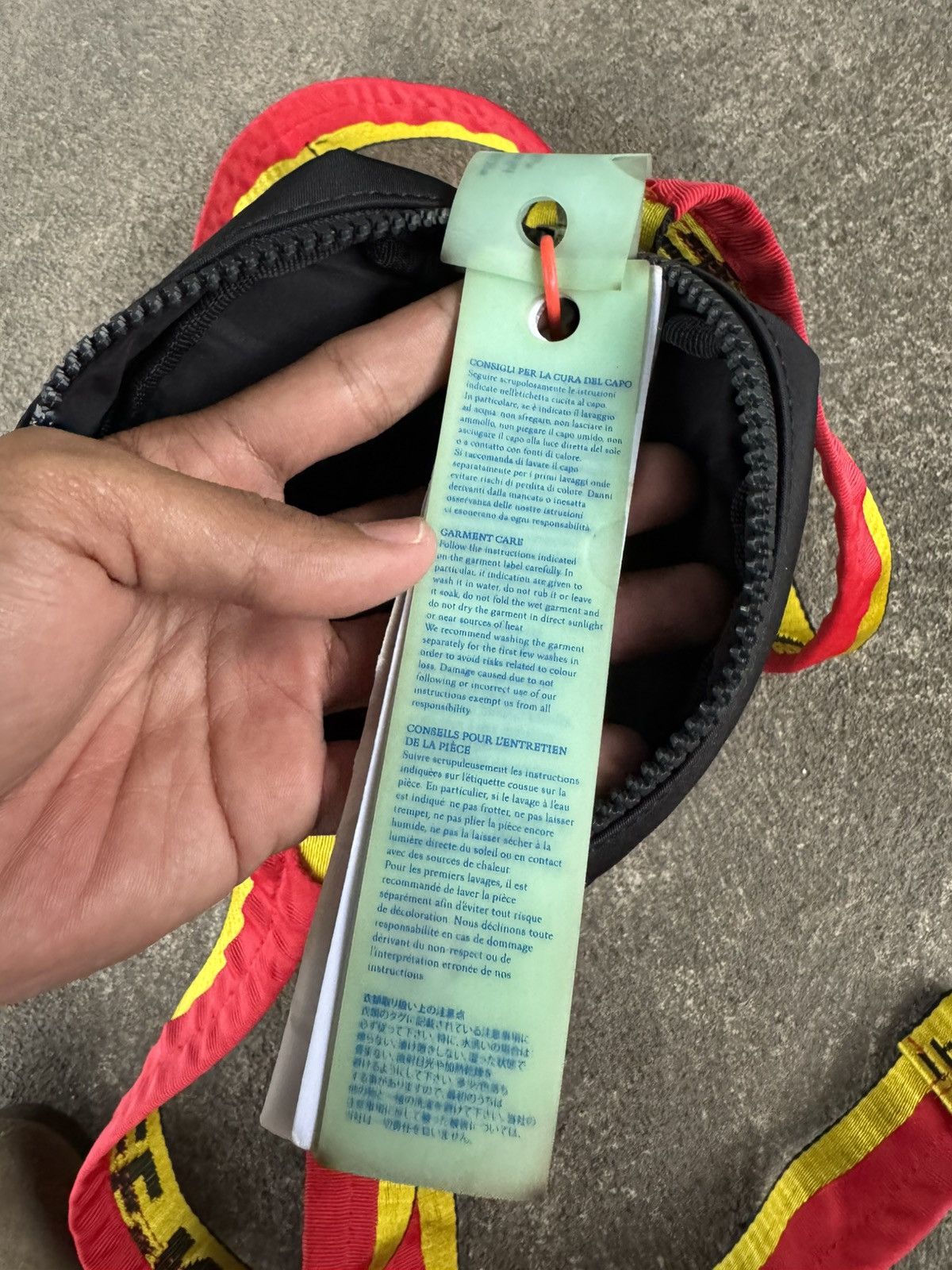 Off-White OFF WHITE BINDER NYLON CROSSBODY SLING BAG Size ONE SIZE - 8 Thumbnail
