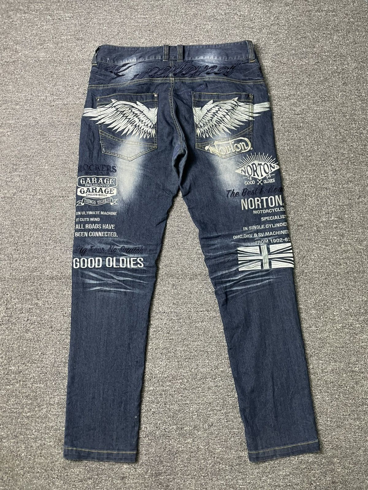 Norton Vintage Norton Brand Max Denim Jeans (67) Size US 36 / EU 52 - 1 Thumbnail