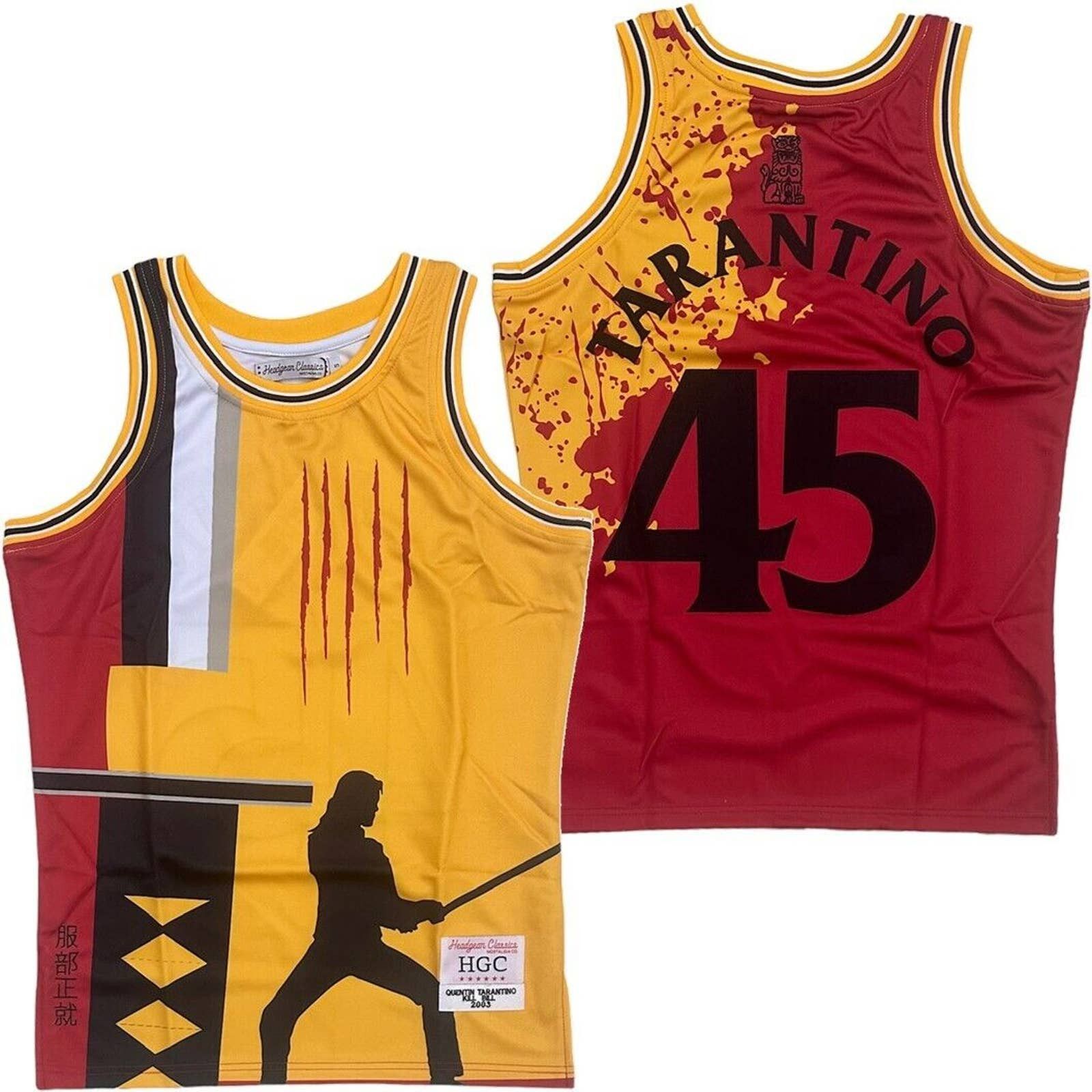 Other Kill Bill Tarantino Mens Headgear Classics Basketball Jersey Size US XXL / EU 58 / 5 - 1 Thumbnail