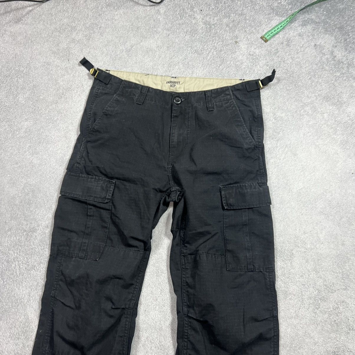 Carhartt Vintage Carhartt Cargo Green Pants Faded Thrashed HYPE Size US 28 / EU 44 - 7 Thumbnail