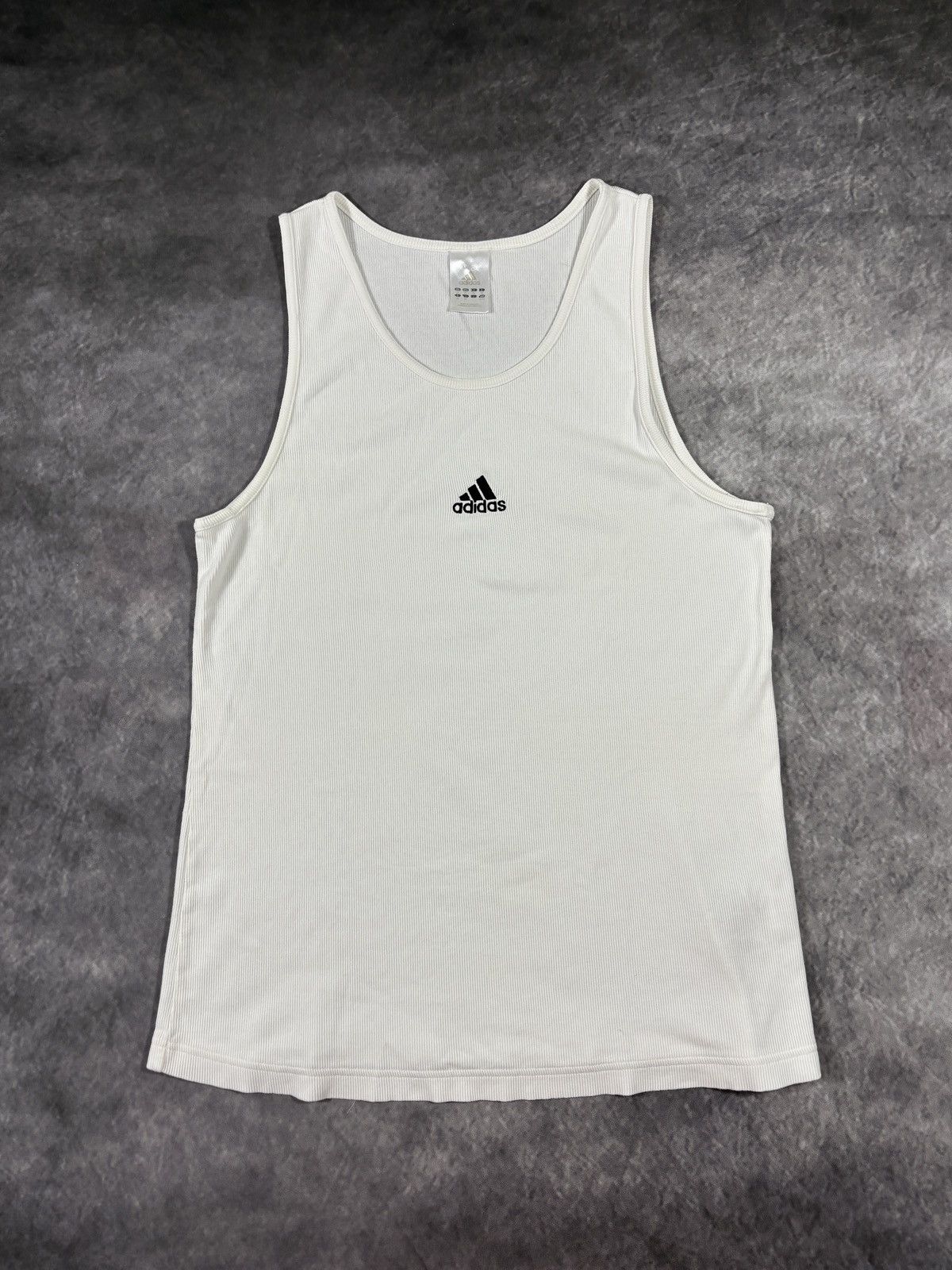 Adidas Vintage Adidas Tank Top Sleeveless Undershirt Embroidered Size US XL / EU 56 / 4 - 10 Thumbnail