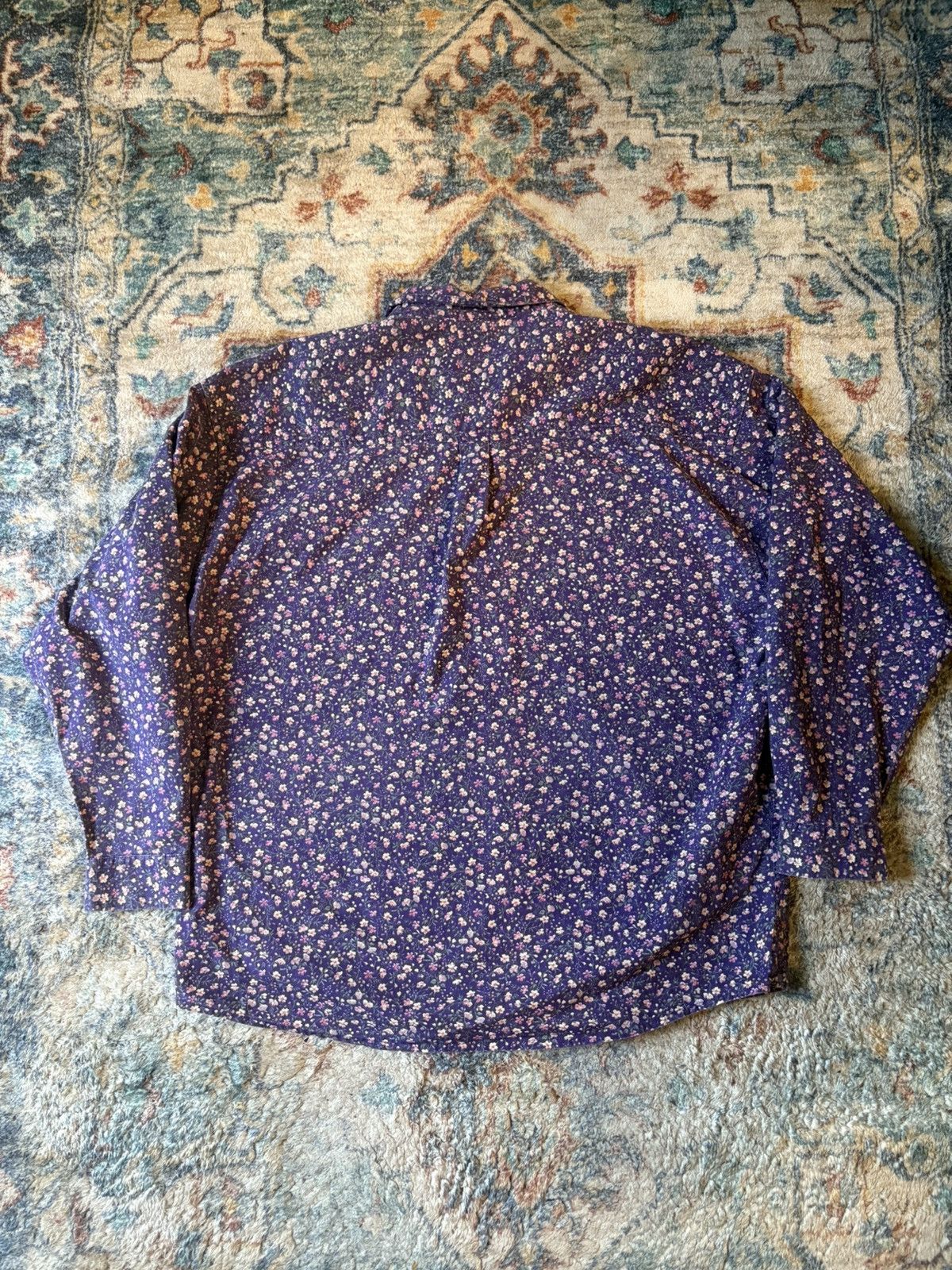 Foot Locker Vintage Foot Locker Floral All Over Print Button-up Shirt Size XL / US 12-14 / IT 48-50 - 2 Thumbnail
