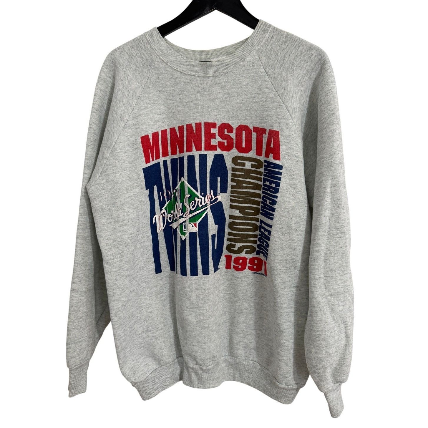 MLB Vintage Minnesota Twins 1991 AL Champs Crewneck Size XL Size US XL / EU 56 / 4 - 1 Thumbnail