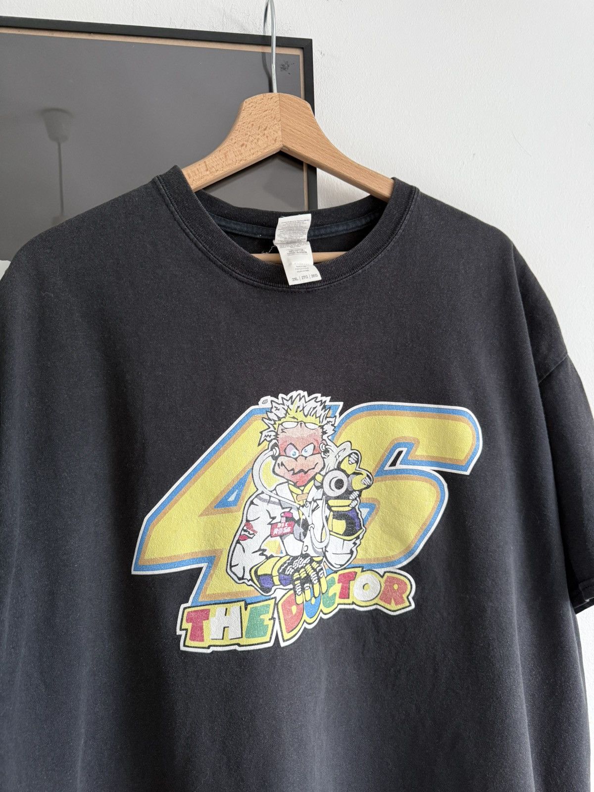 Vintage Valentino Rossi VR 46 Yamaha racing team MotoGP t shirt Size US XXL / EU 58 / 5 - 2 Thumbnail