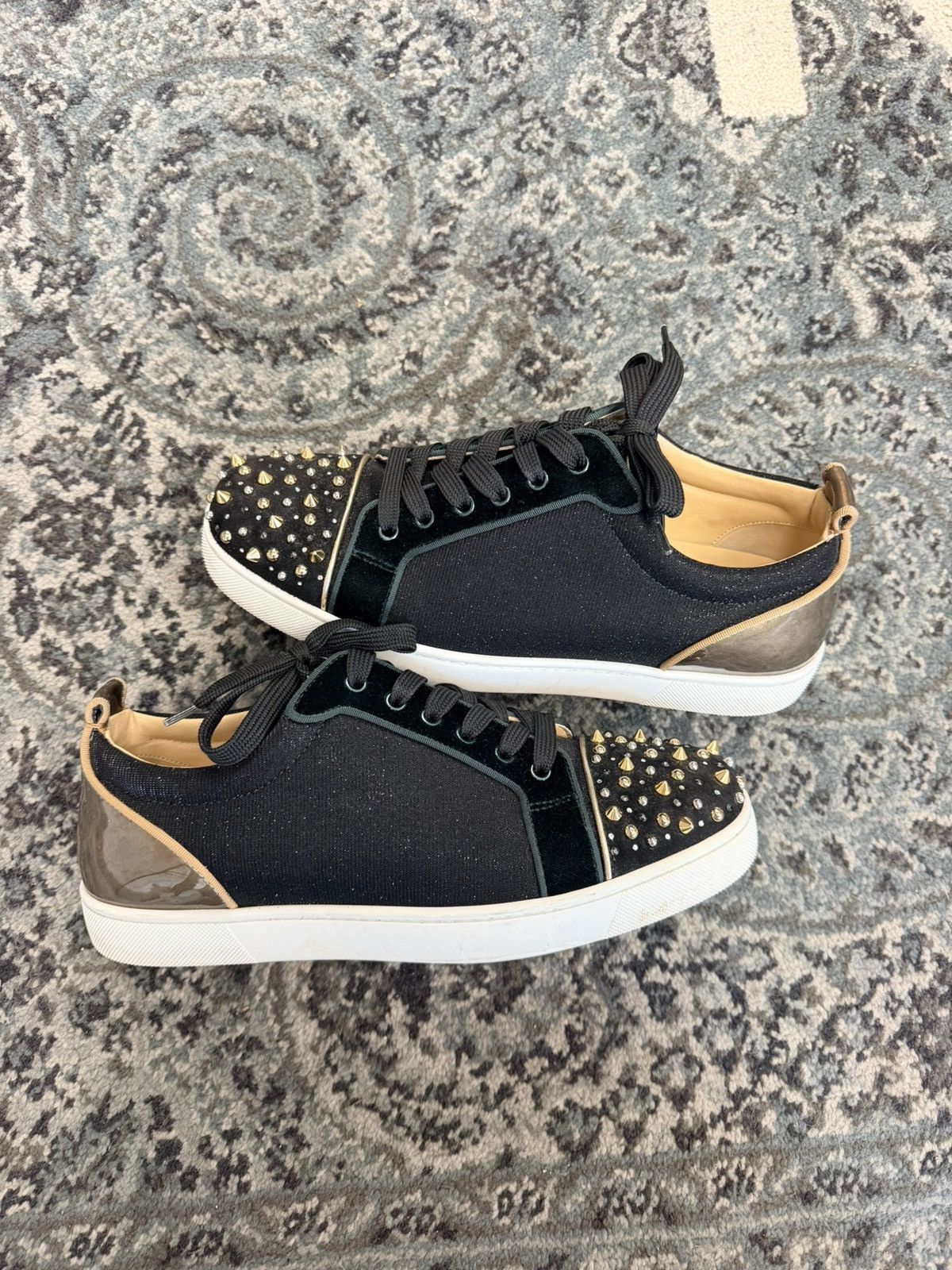 Christian Loubtin Spike Sneakers Size 42/9 US
