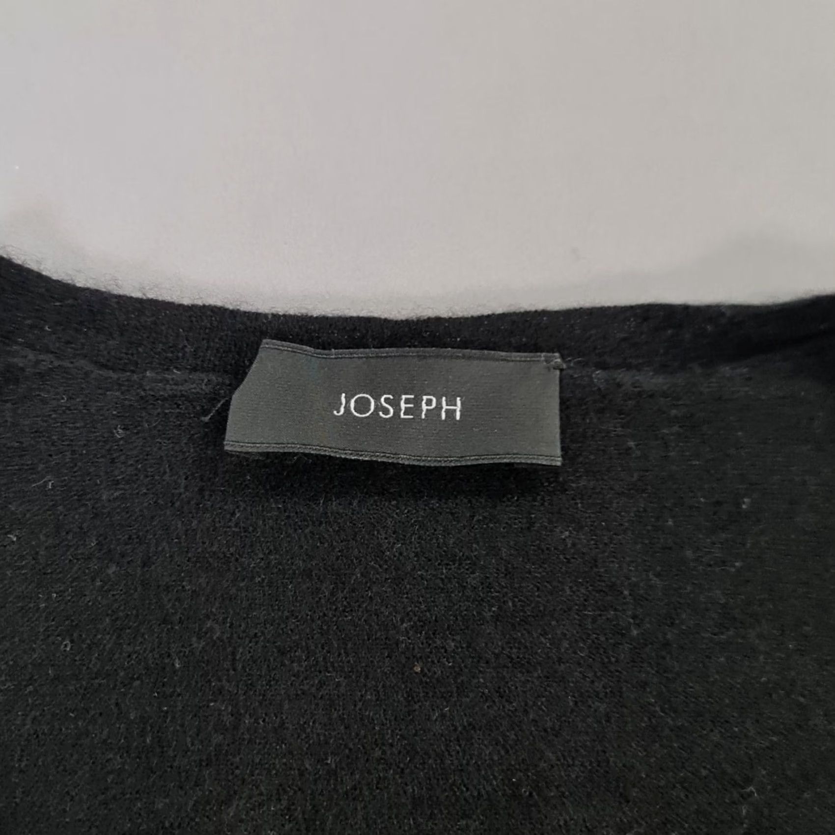 Joseph Joseph Jumper Black Large V-Neck Pullover Knit Cashmere Silk Mens Size US L / EU 52-54 / 3 - 3 Thumbnail