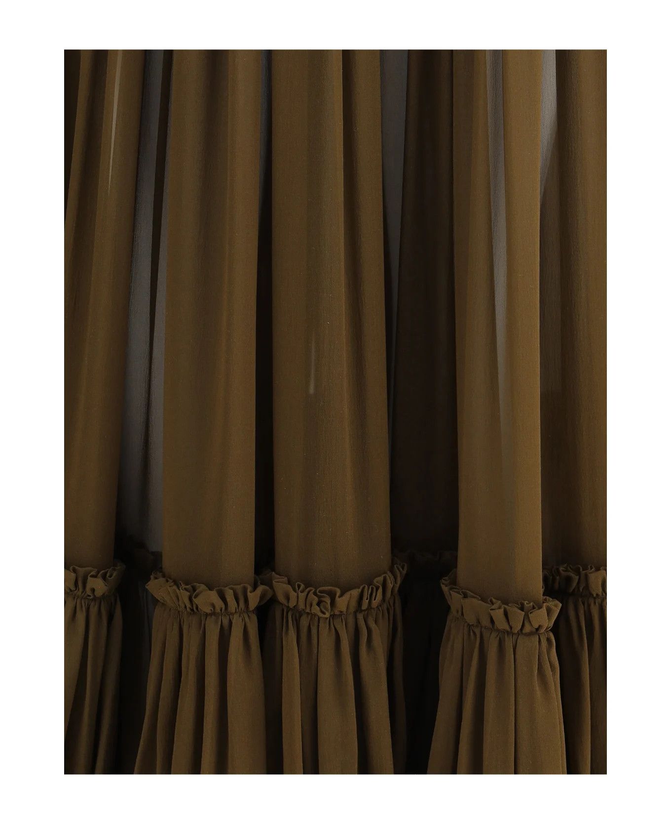 Saint Laurent Paris o1y0126 Maxi Skirt in Brown Size 28" / US 6 / IT 42 - 3 Thumbnail