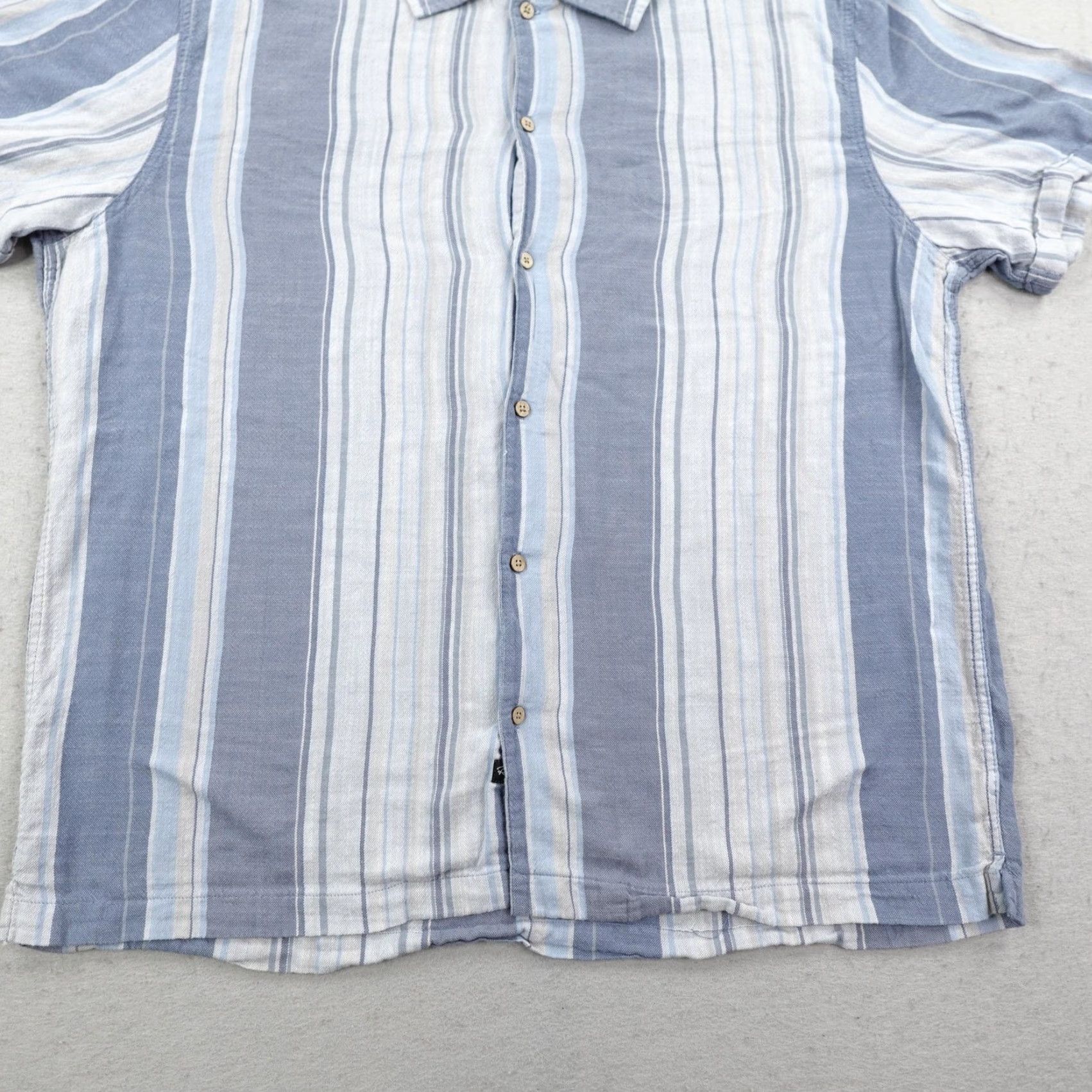 Rails Rails Shirt Men 2XL Blue White Striped Flannel Button-Up Shirt (Casual/Workwear) Mens 2XL Blue White Striped Flannel Button-Up Size US XXL / EU 58 / 5 - 3 Thumbnail