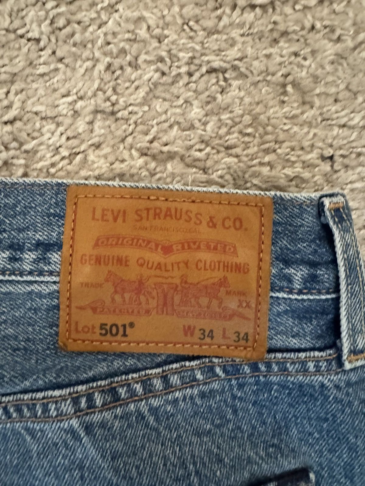 Levi's Levis 501 Premium Paint Splatter sizs 34x34 Size US 34 / EU 50 - 3 Thumbnail