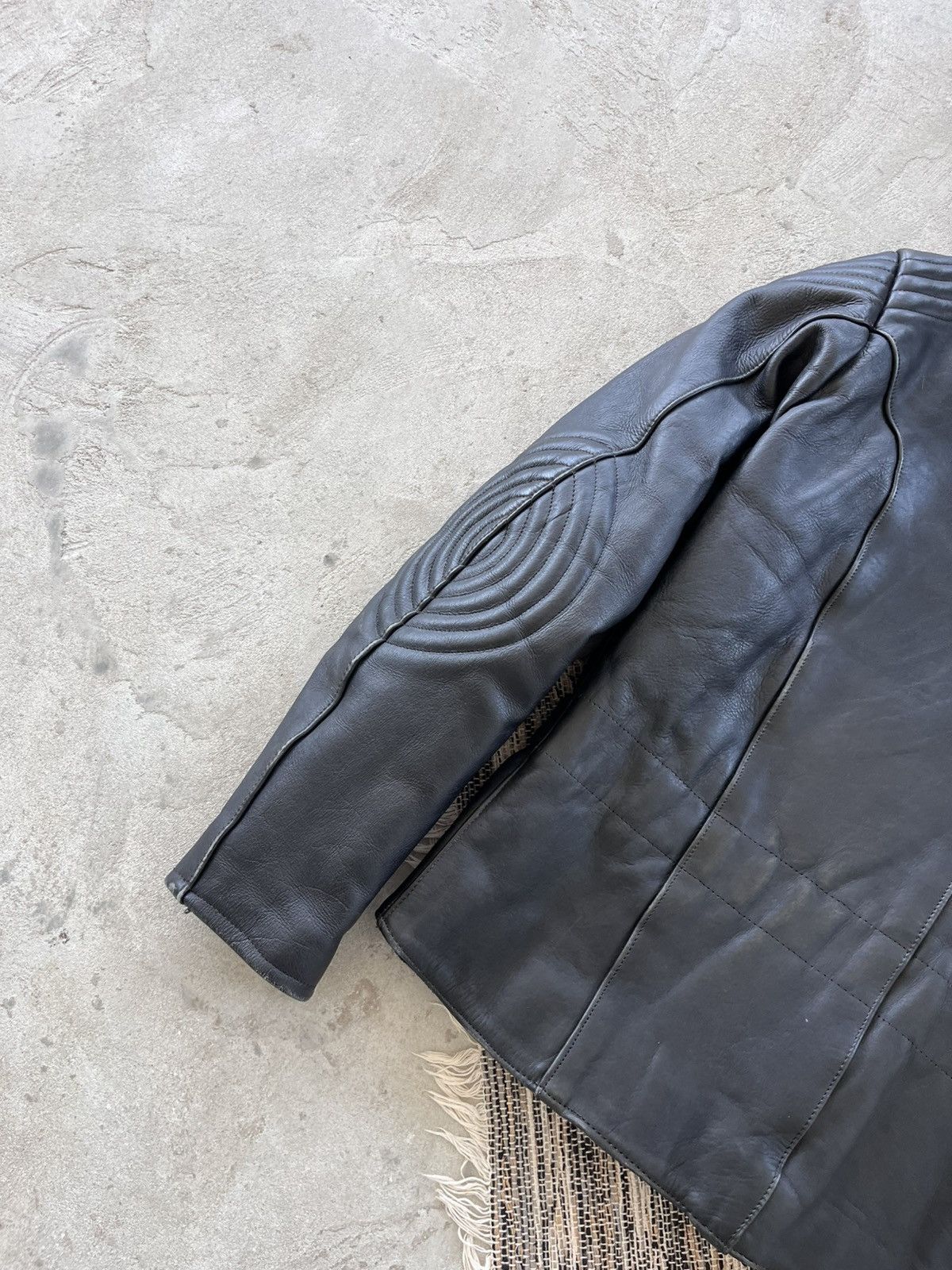 Harley Davidson Vintage Rare Leather Biker Jacket Black Insulated Lined Y2K Size US M / EU 48-50 / 2 - 12 Thumbnail