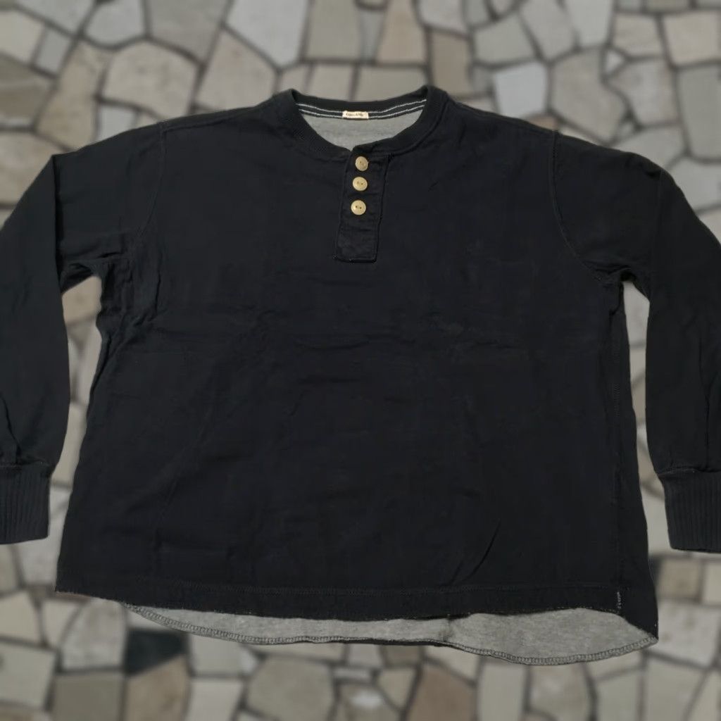 Vintage VINTAGE Sweater Shirt Womens XL navy blue Organic Cotton Size XL / US 12-14 / IT 48-50 - 1 Thumbnail