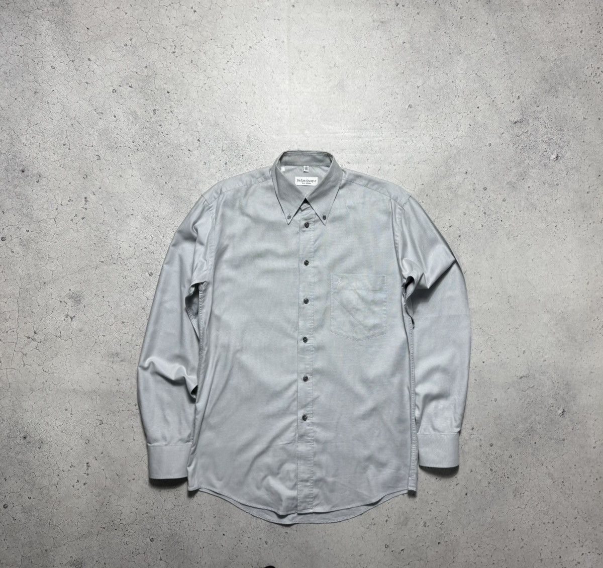 Yves Saint Laurent Yves Saint Laurent YSL Luxury Button Up Shirt Size US M / EU 48-50 / 2 - 1 Thumbnail