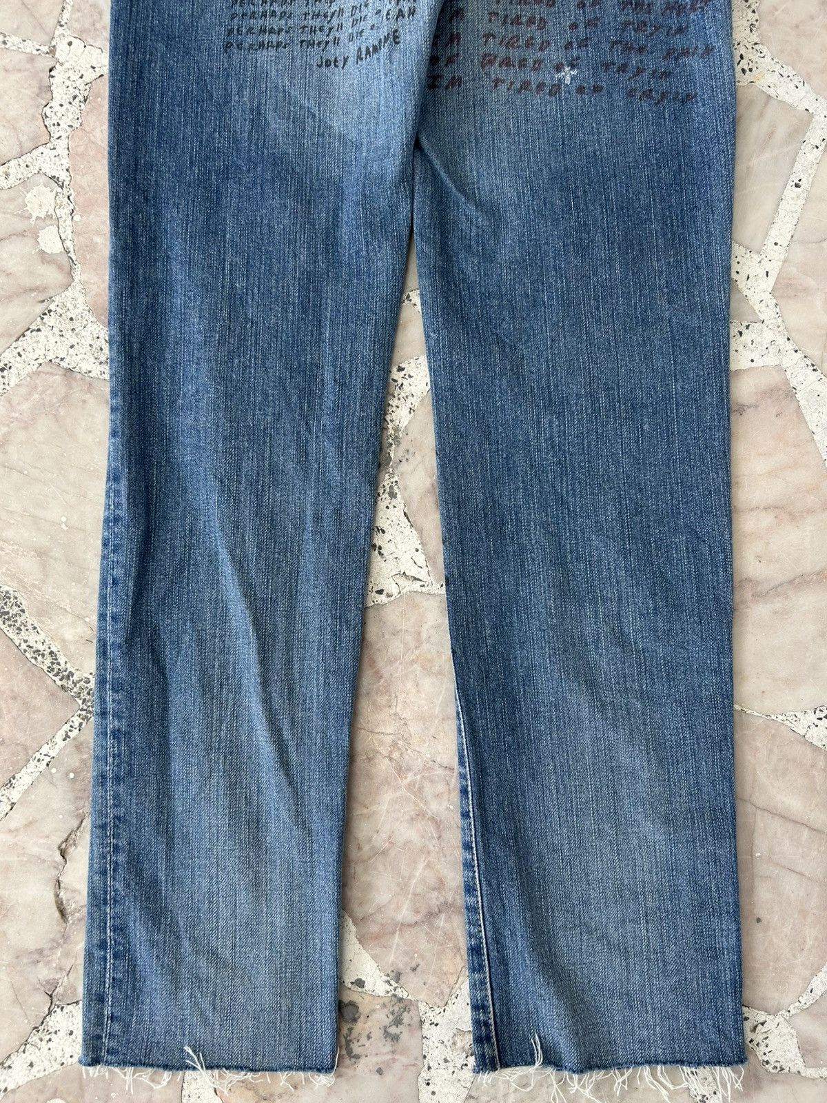 Hysteric Glamour Hysterics Japan X Ramones Lyrics Denim Size US 27 - 10 Thumbnail