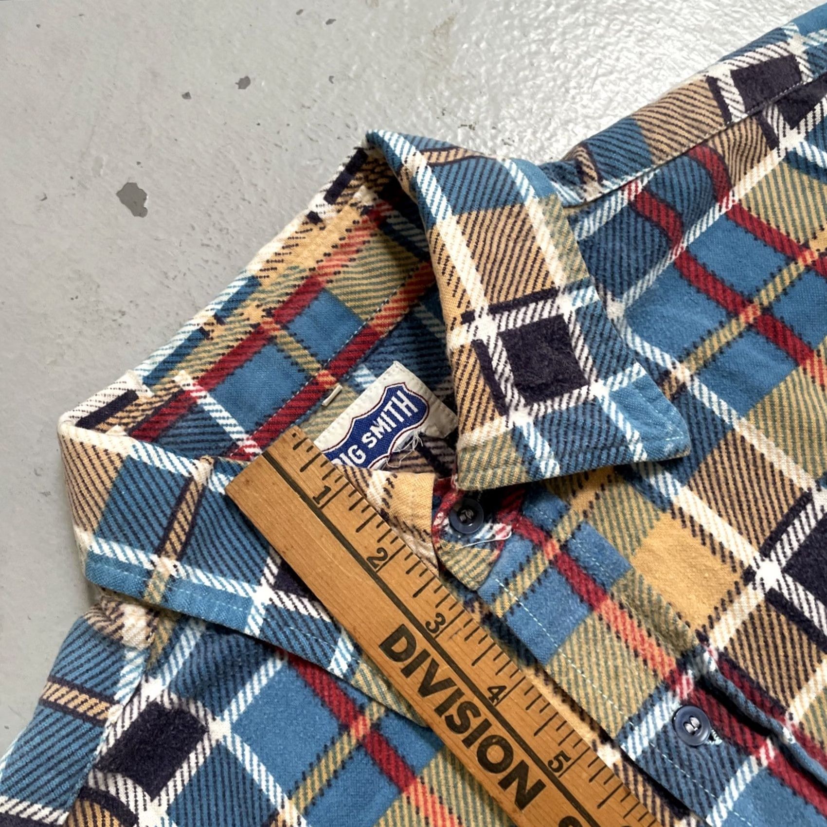 Vintage Vintage Big Smith Shirt Large Flannel Plaid Work Size US L / EU 52-54 / 3 - 4 Thumbnail
