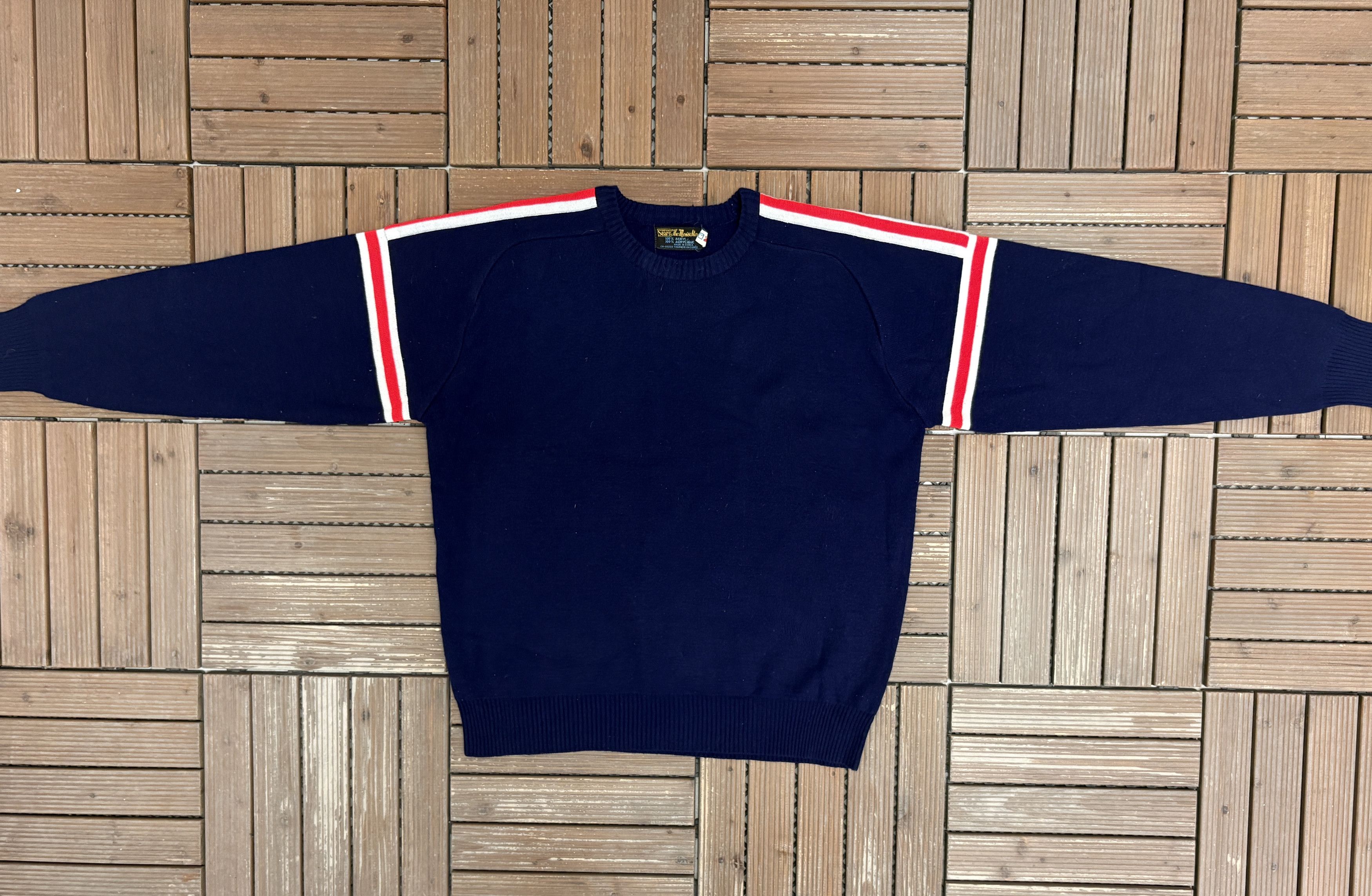 Sears Simpsons Sears The Men's Store Vintage Knit Sweater Size US L / EU 52-54 / 3 - 4 Thumbnail