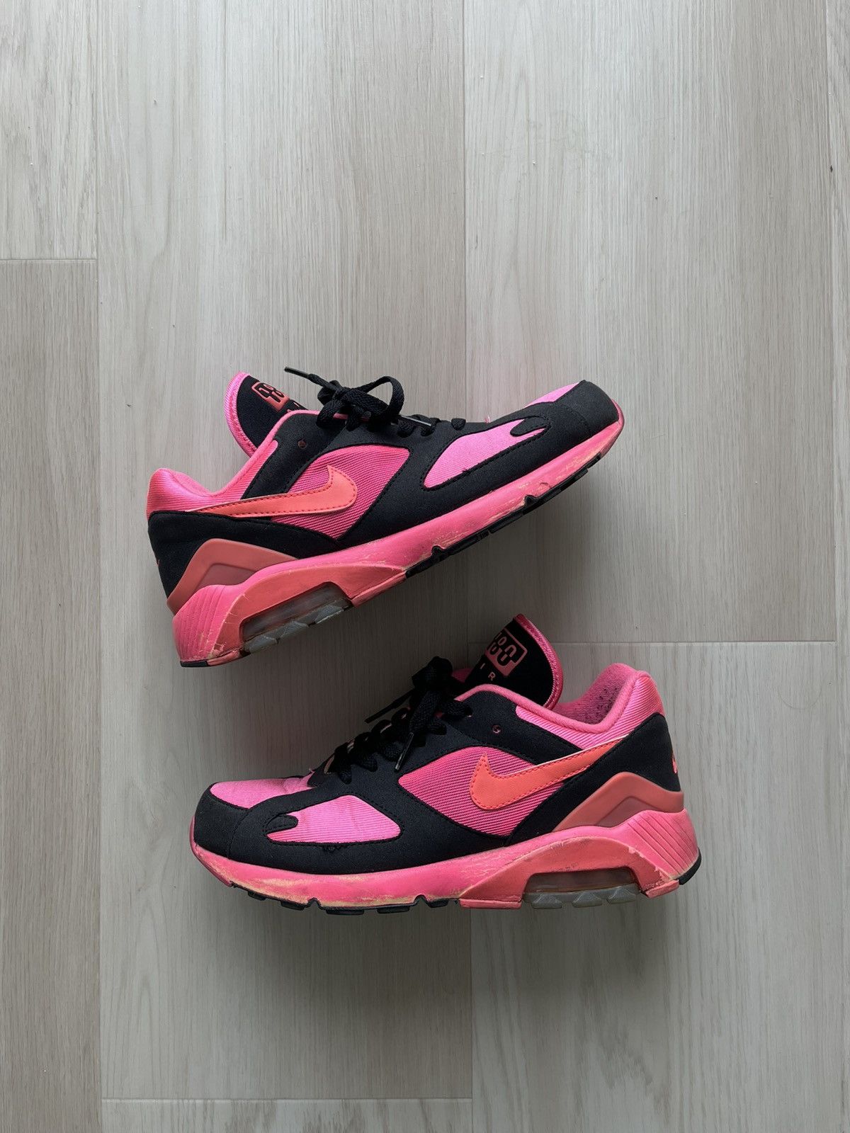 Comme des Garcons × Nike Nike CDG 180 Black/Pink 2018 Size US 7 / EU 40 - 2 Thumbnail