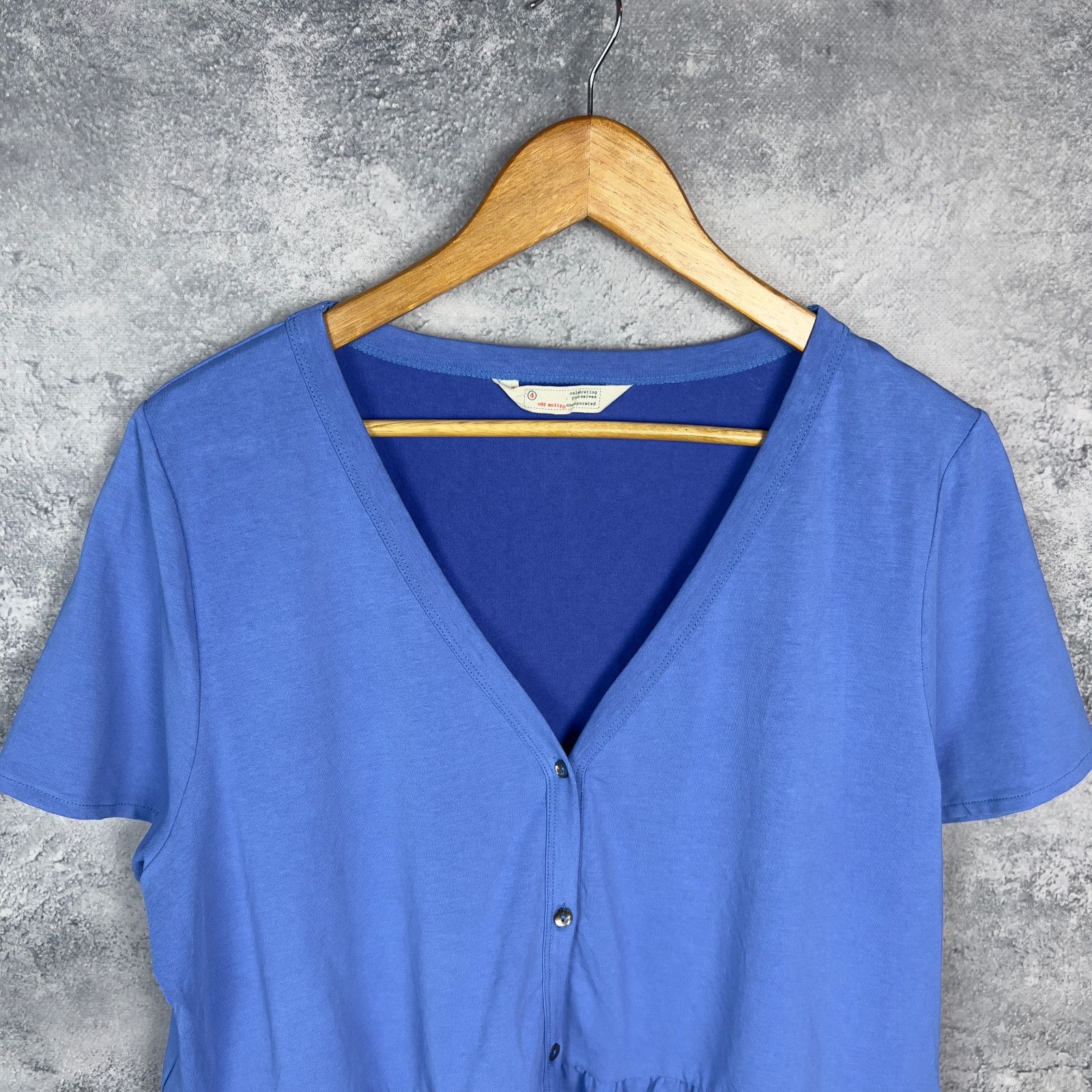 Odd Molly Odd Molly Blouse Women's Size 4 Blue Long Sleeve` Size S / US 4 / IT 40 - 2 Thumbnail