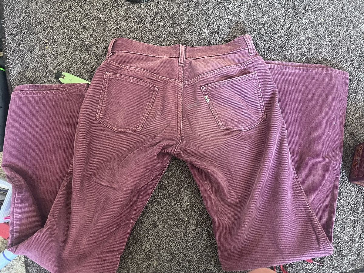 Levi's Vintage Clothing 1960’s Vintage Lavender Corduroys Levis for Gals White Label Size 27" / US 4 / IT 40 - 9 Thumbnail