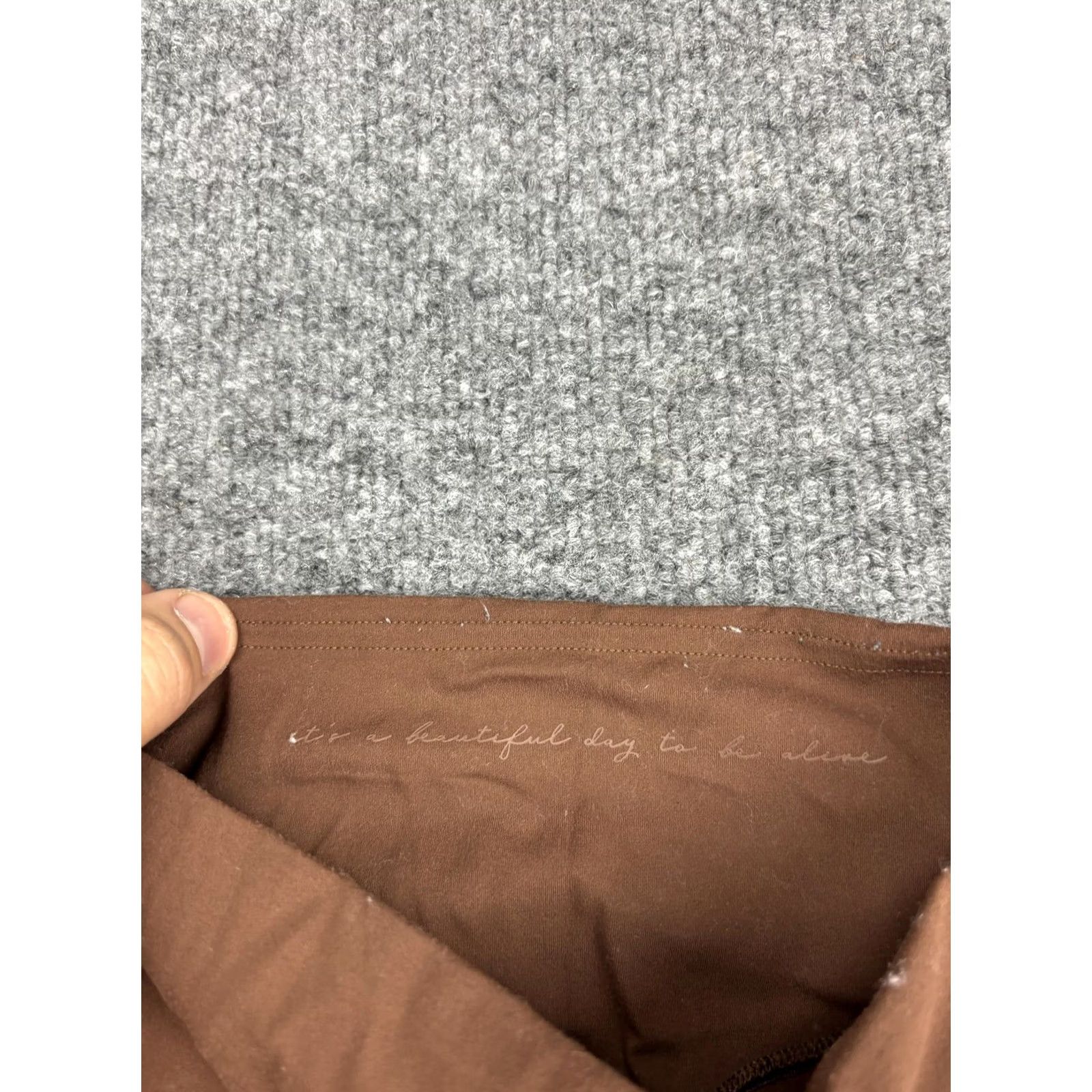 Vintage Whitney Simmons Leggings Womens Small Brown High Rise Ankle Yoga Workout Pants Size 27" / US 4 / IT 40 - 3 Thumbnail