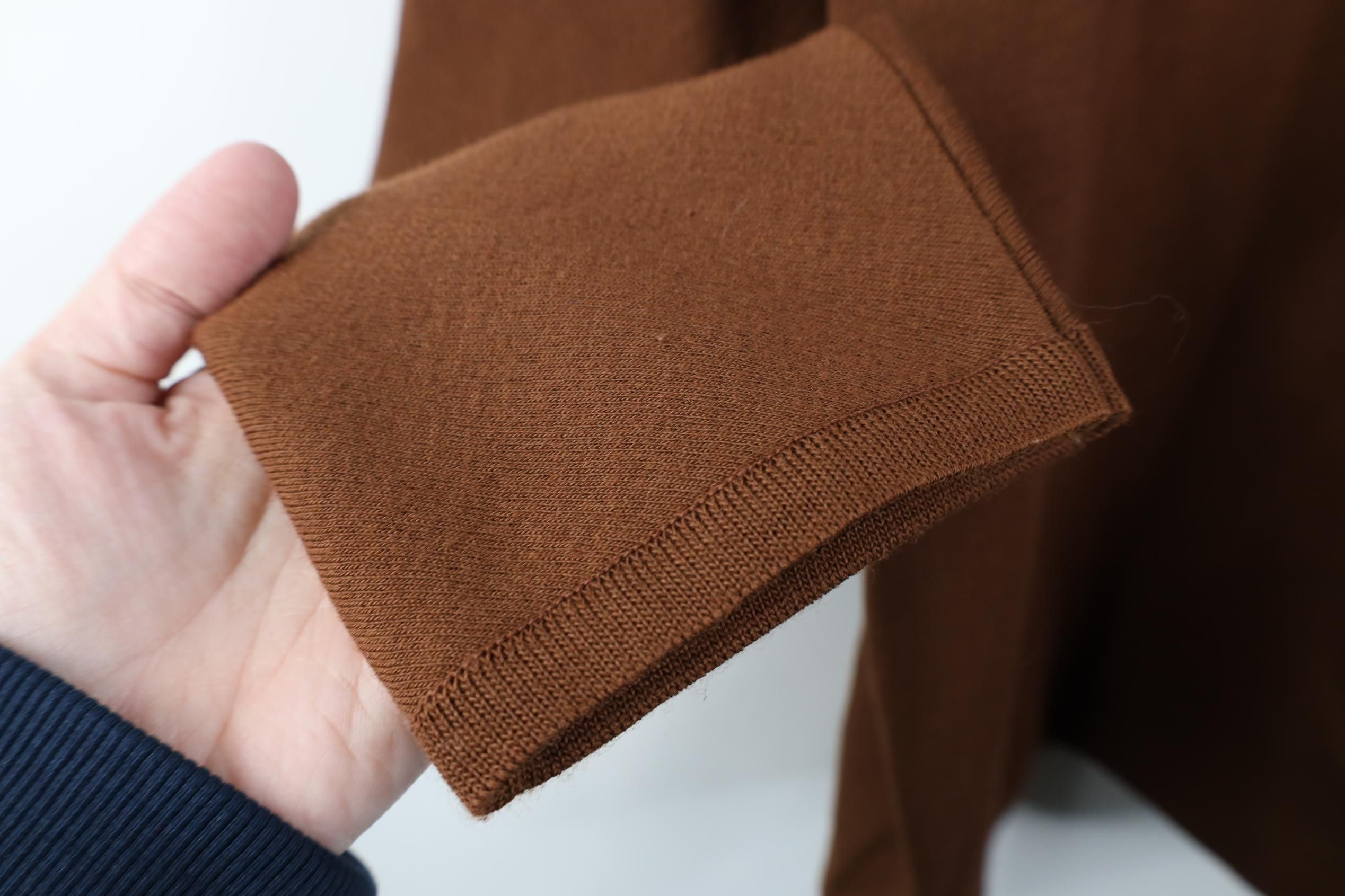 Vintage Vintage 70s Streetwear Wool Knit V-Neck Sweater Brown USA Size US L / EU 52-54 / 3 - 6 Thumbnail
