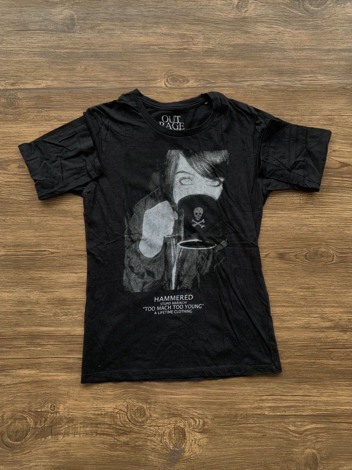 Japanese Brand 2000s japanese archive out rage ous y2k longsleeve tee Size US S / EU 44-46 / 1 - 1 Thumbnail