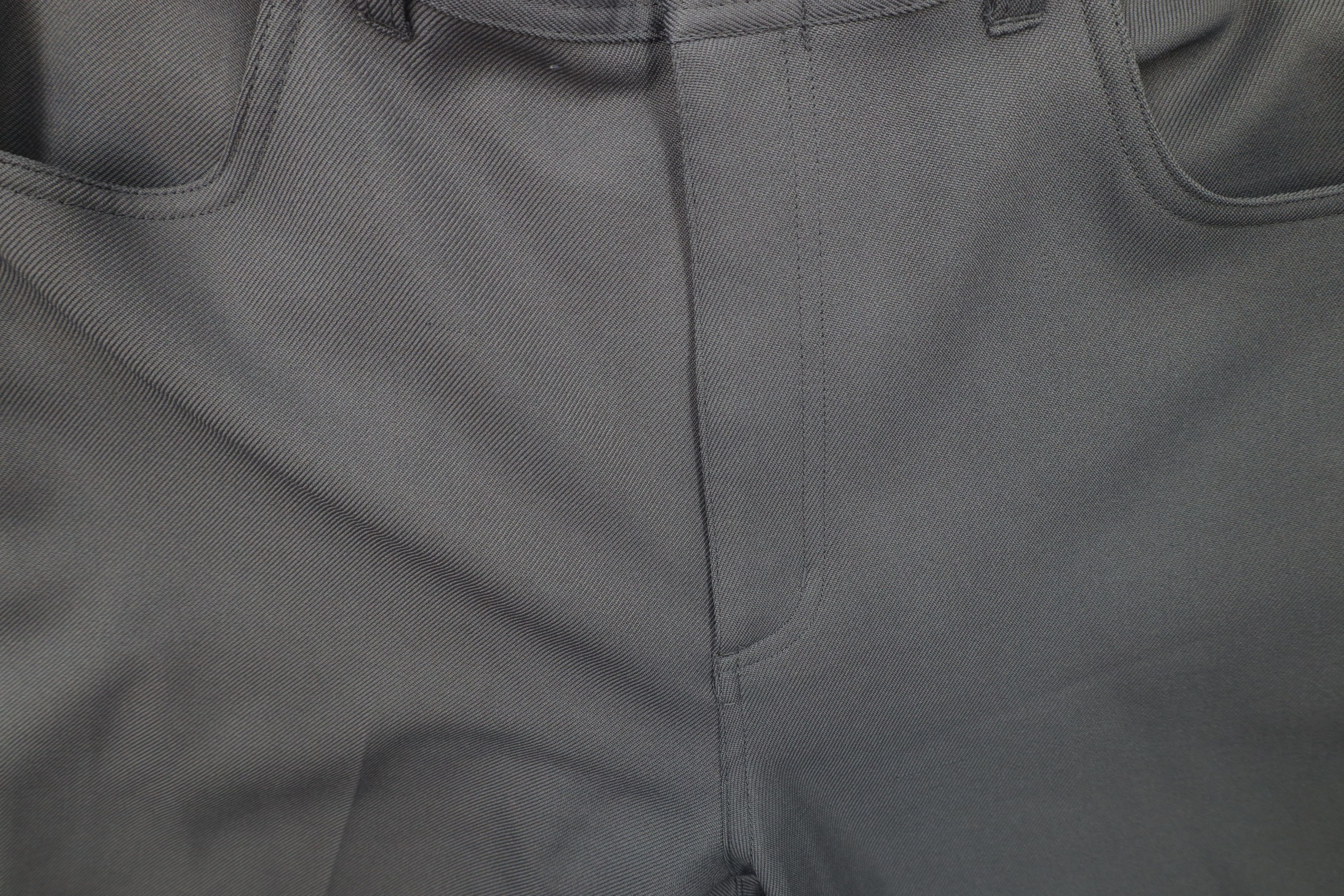 Vintage Vintage 90s Streetwear Knit Flared Wide Leg Chino Pants Gray Size US 34 / EU 50 - 6 Thumbnail