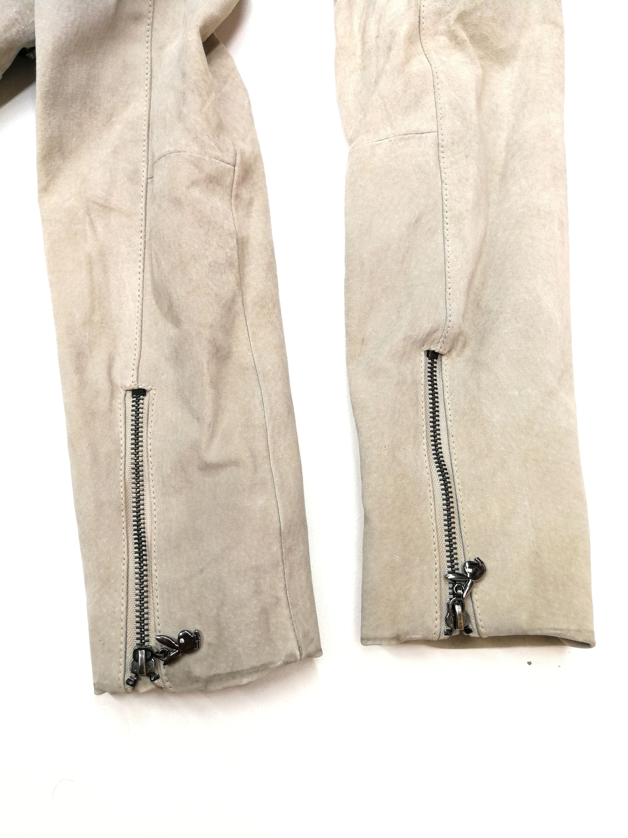 Playboy × Vintage Vintage Playboy Leather Jacket Biker Style Size M / US 6-8 / IT 42-44 - 14 Thumbnail